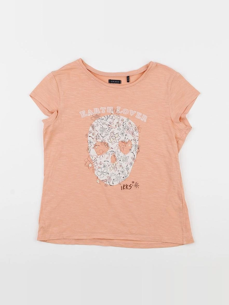 IKKS - tee-shirt rose - 10 ans