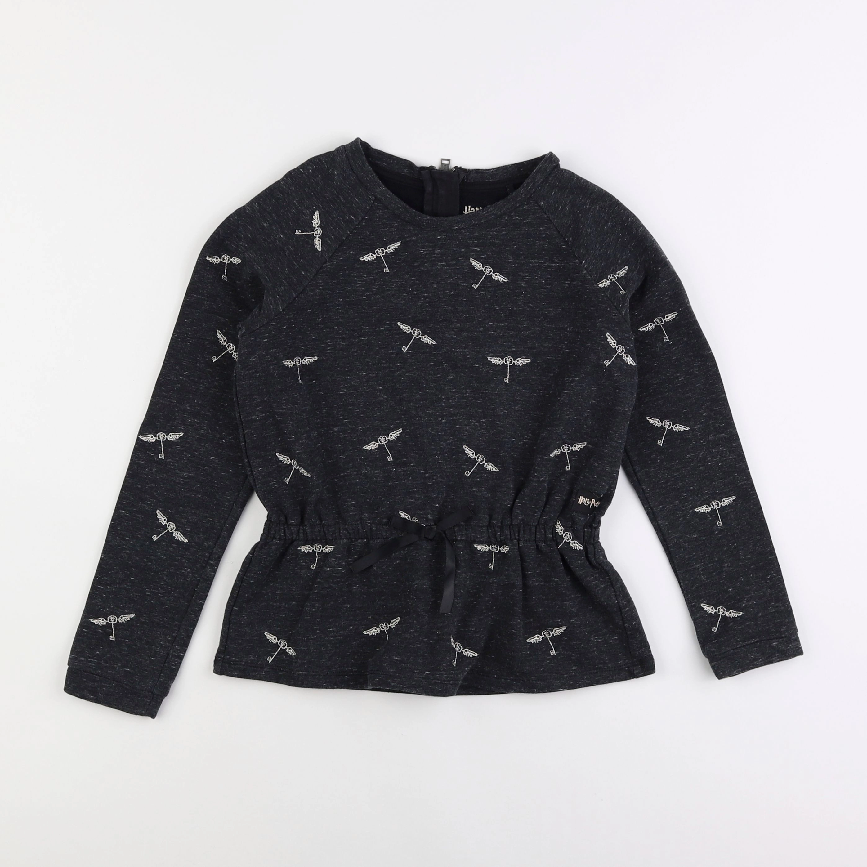 IKKS - pull noir - 8 ans