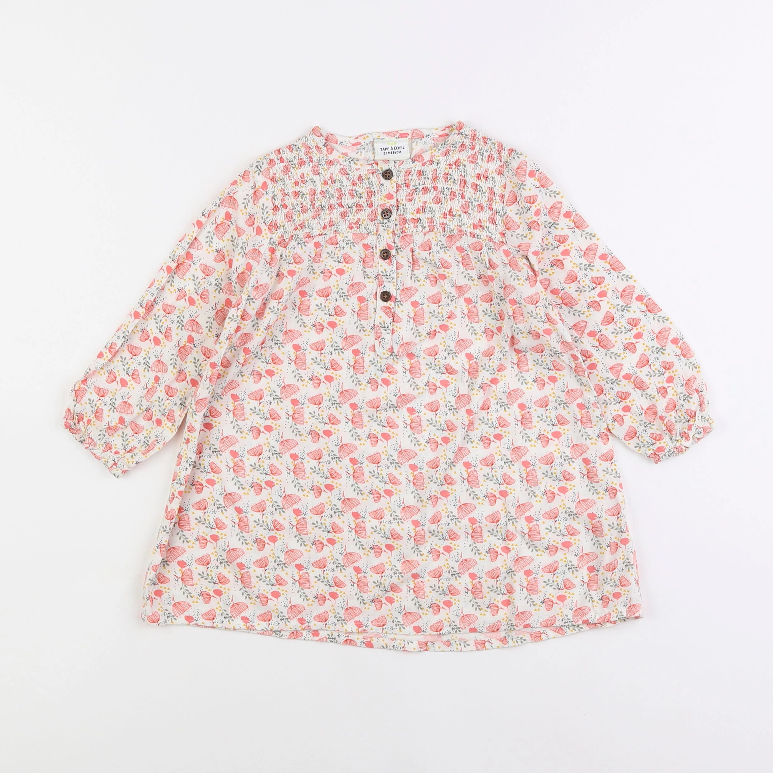 Tape à l'oeil - robe rose - 2 ans