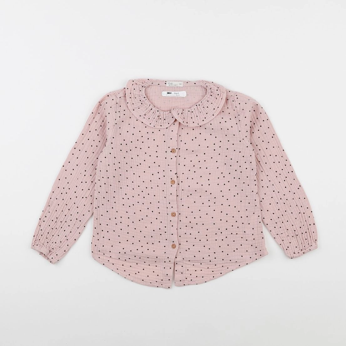 Little Cigogne - blouse rose - 6 ans