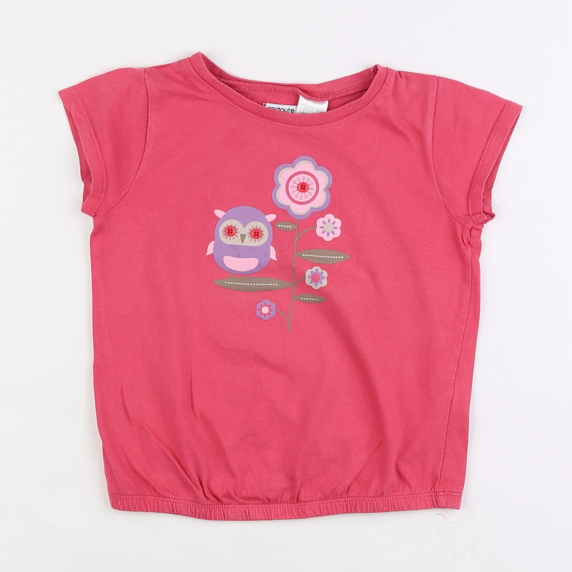 La Redoute - tee-shirt rose - 4 ans