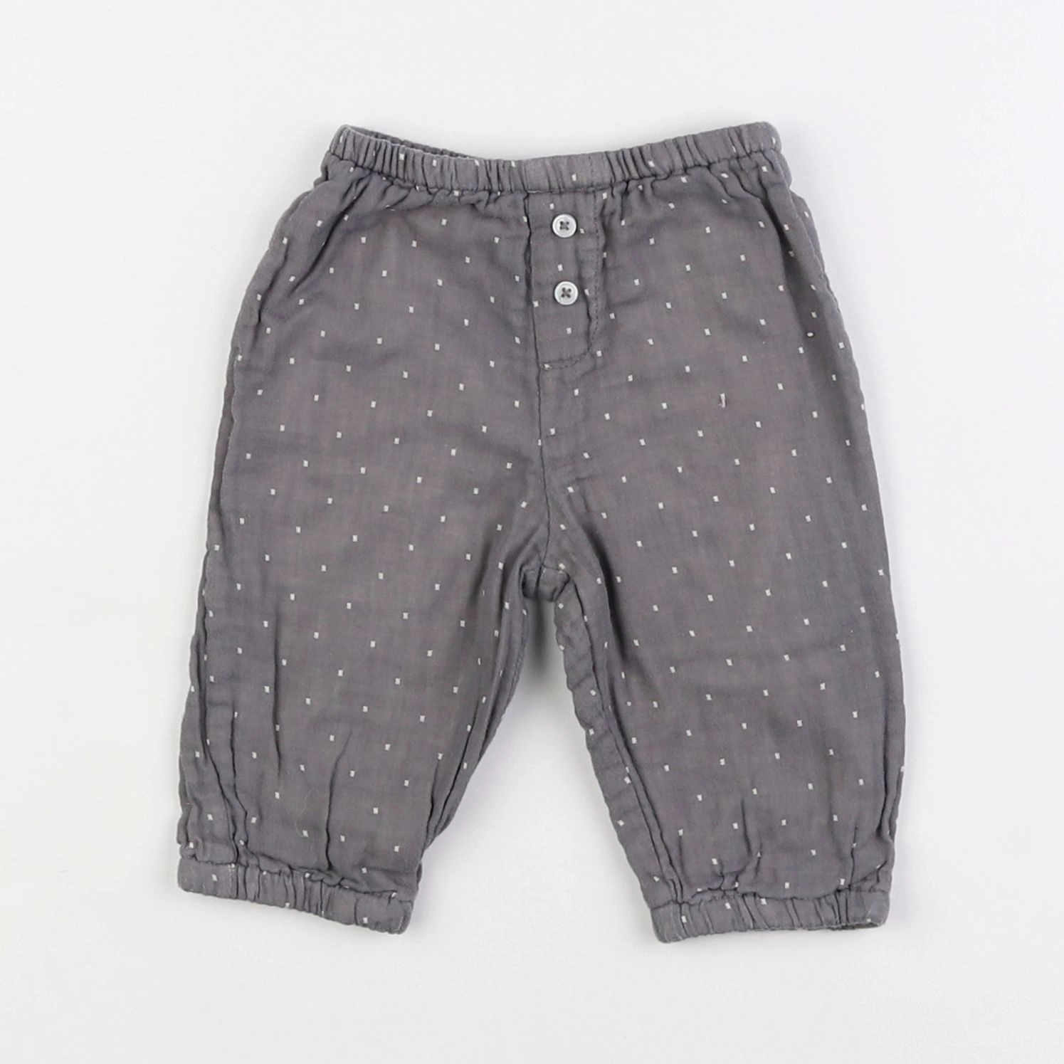 Boutchou - pantalon gris - 3 mois