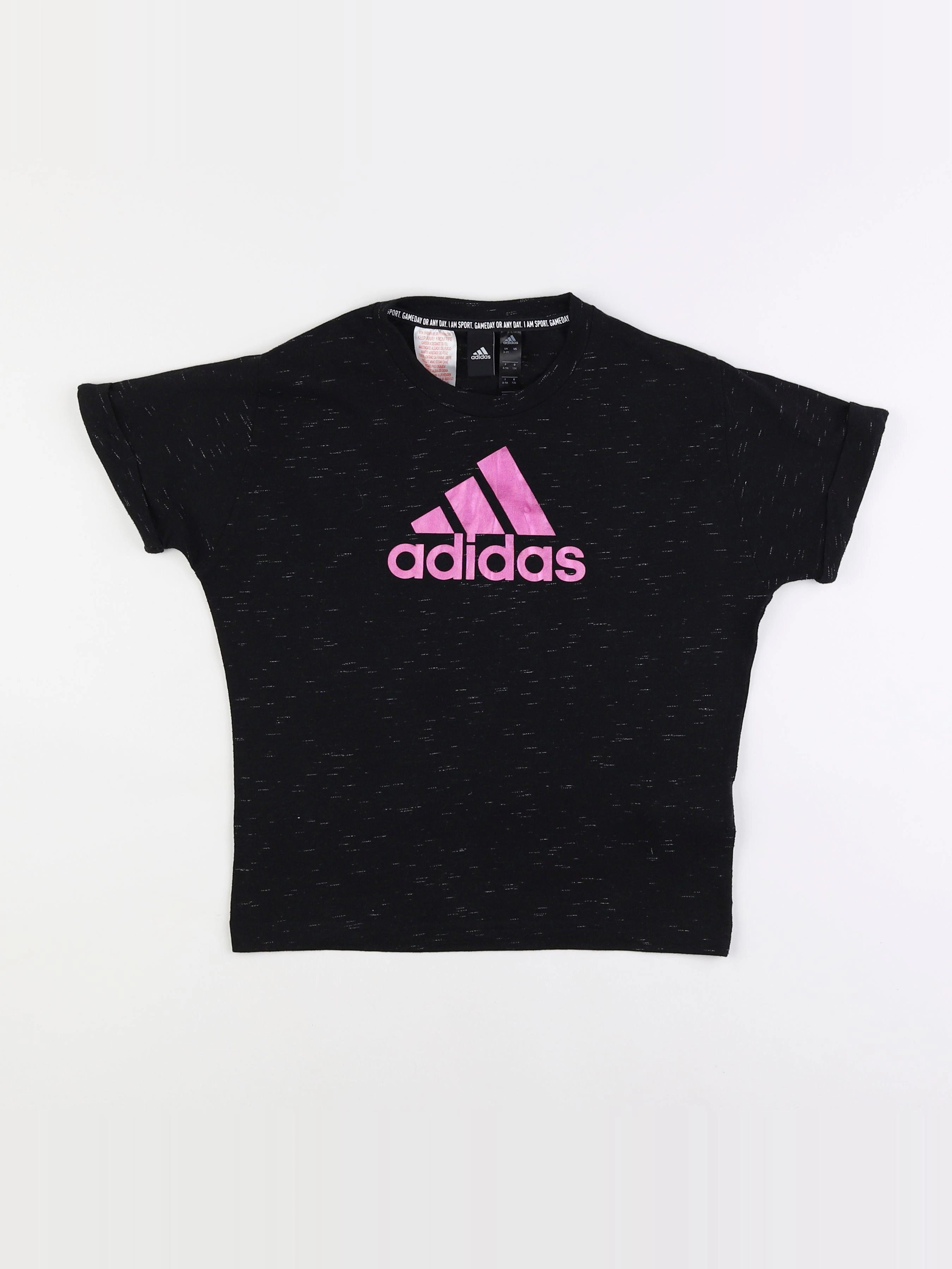 Adidas - tee-shirt noir - 8/9 ans