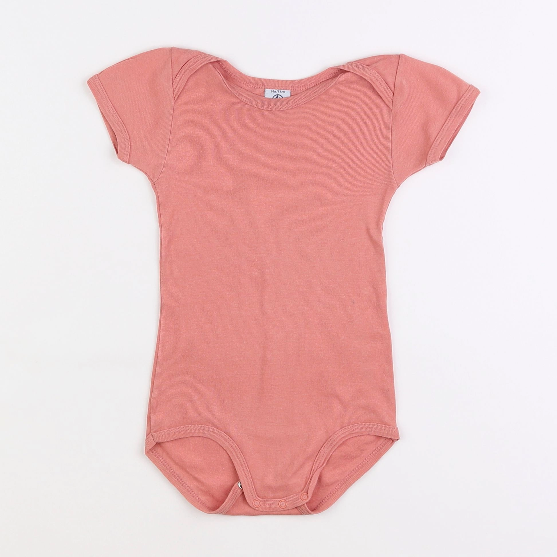 Petit Bateau - body rose - 2 ans