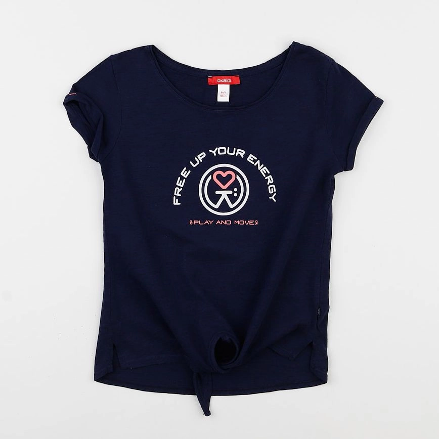 Okaidi - tee-shirt bleu - 8 ans