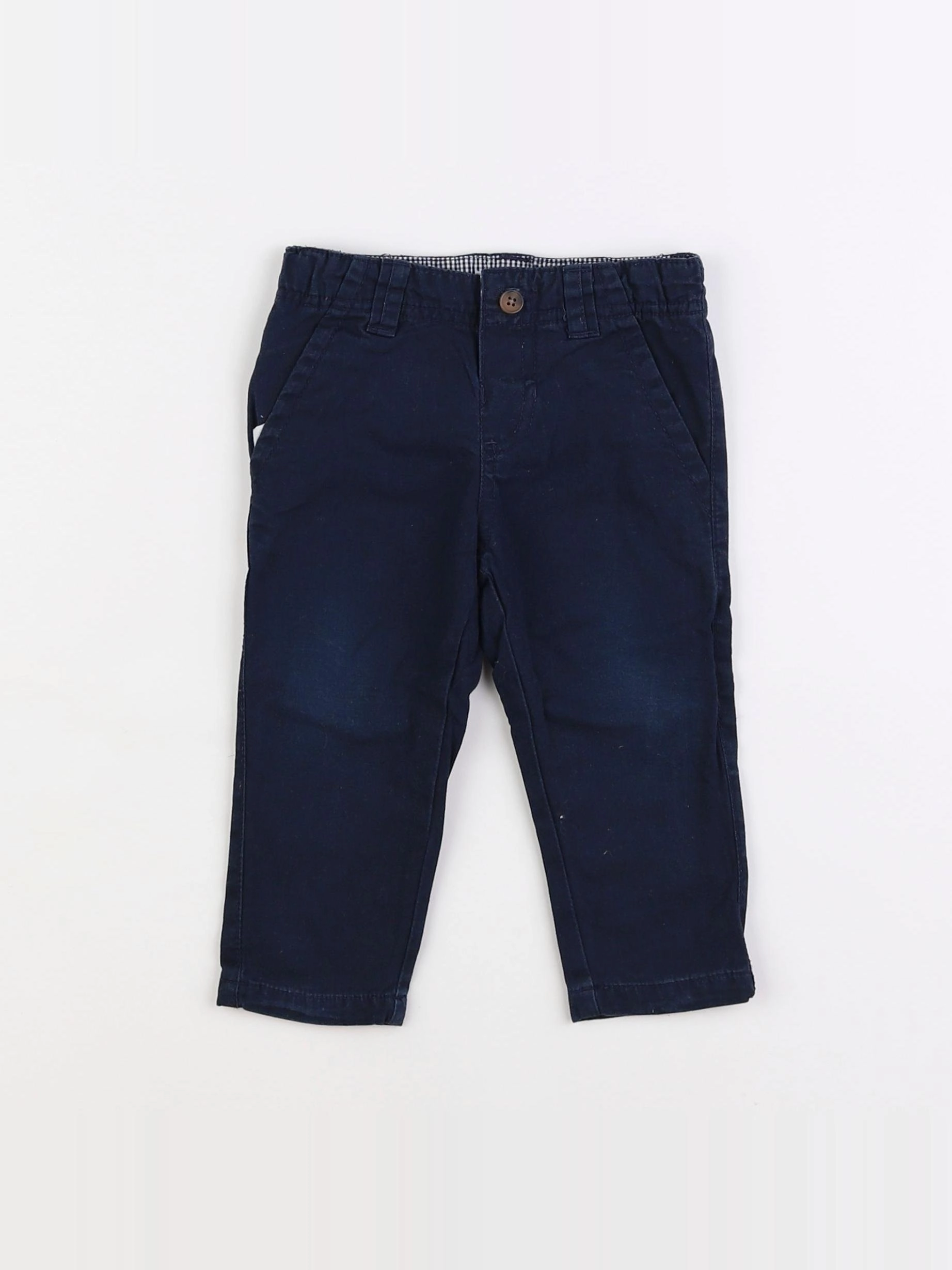 Boutchou - pantalon bleu - 9 mois