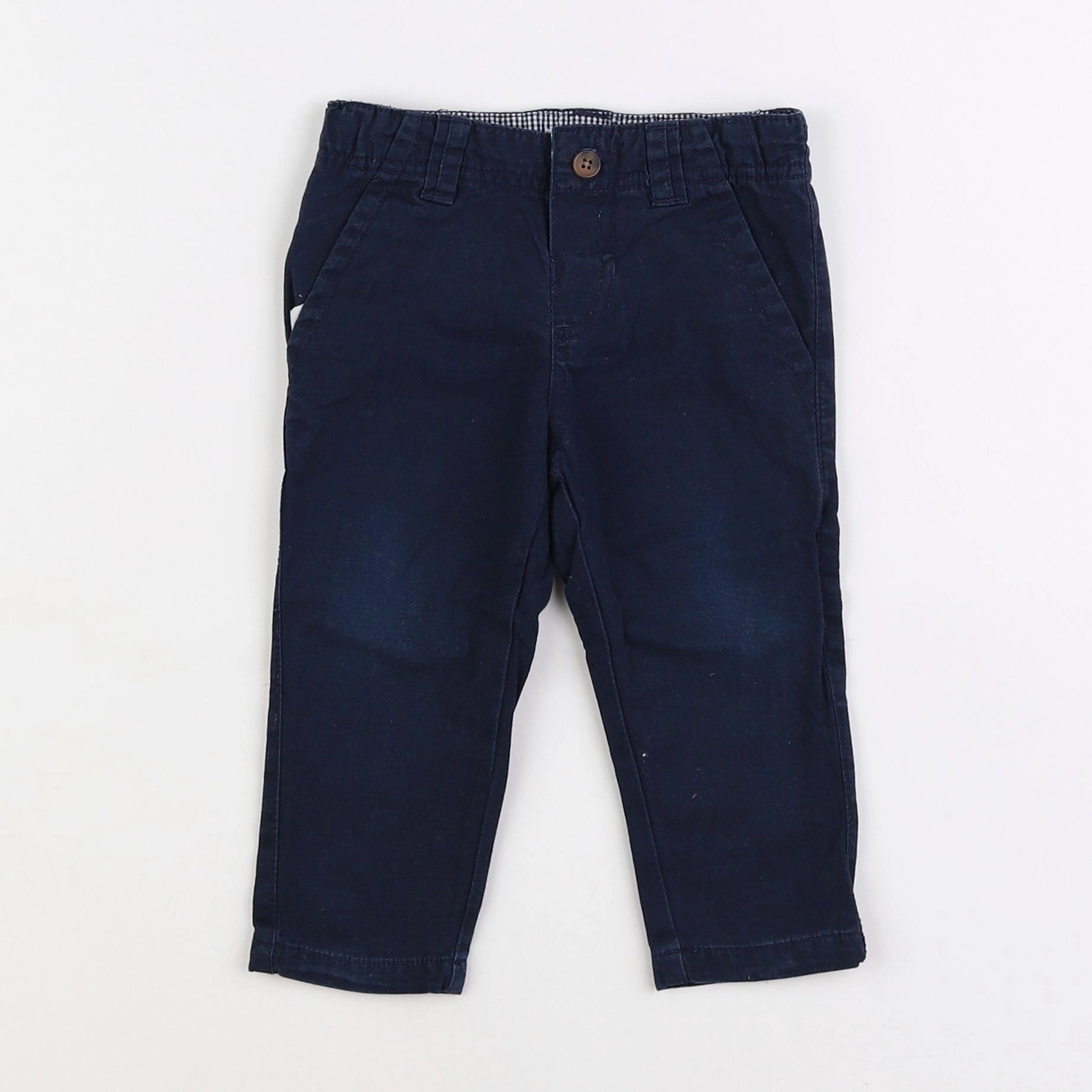 Boutchou - pantalon bleu - 9 mois