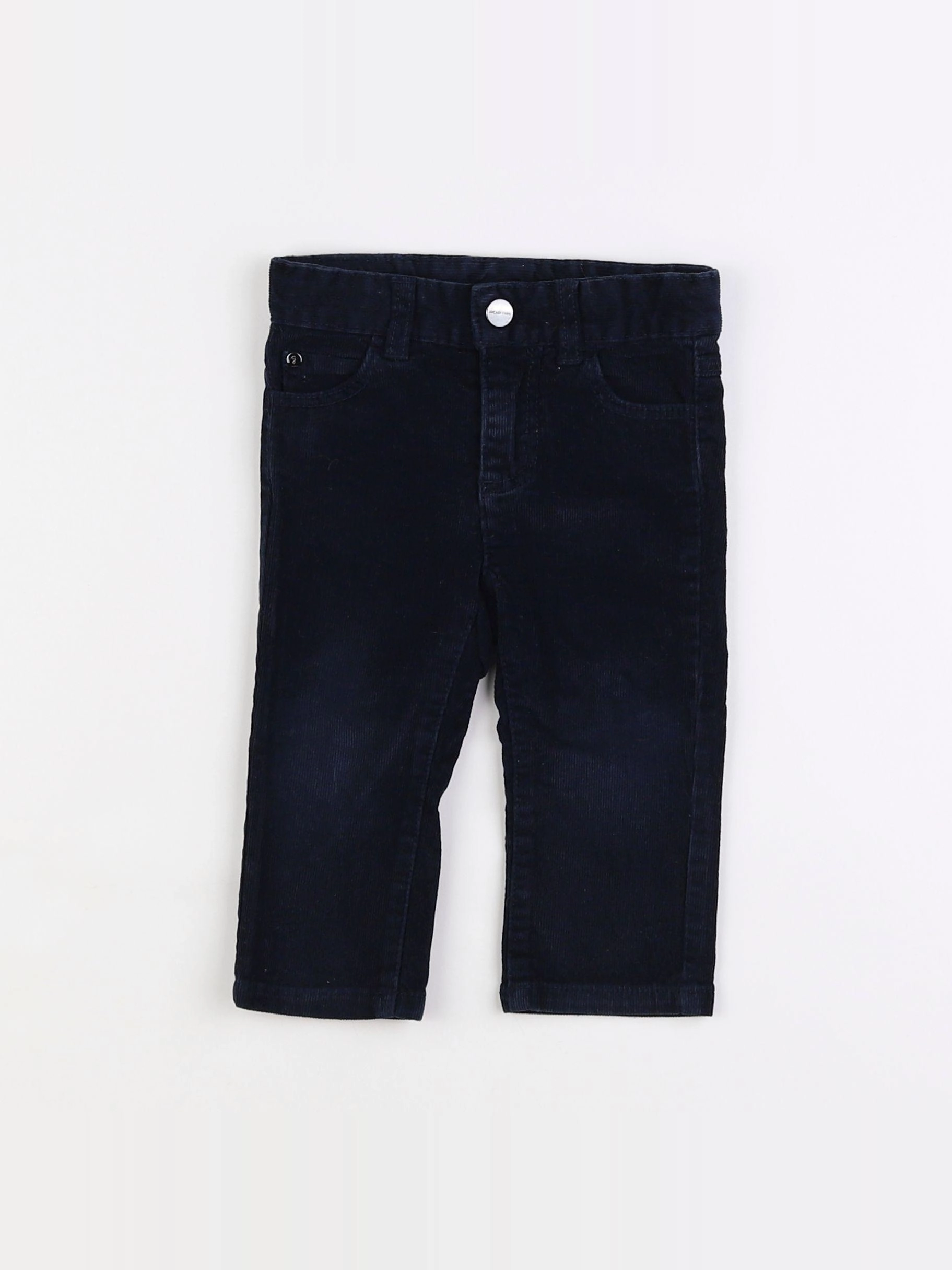 Jacadi - pantalon bleu - 12 mois