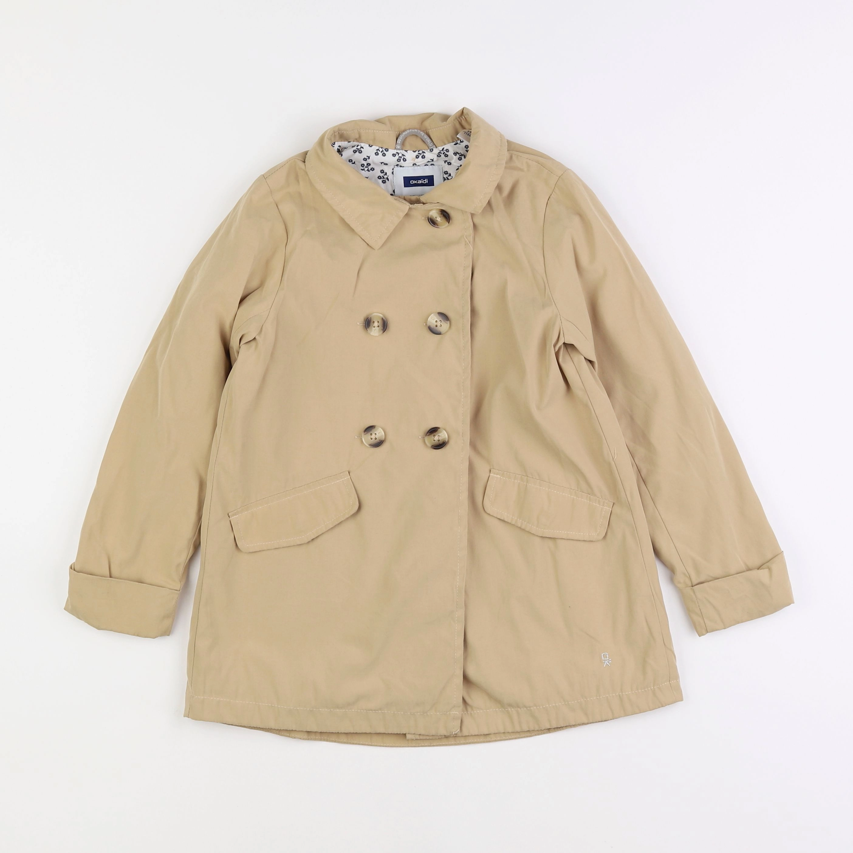 Okaidi - trench beige - 6 ans