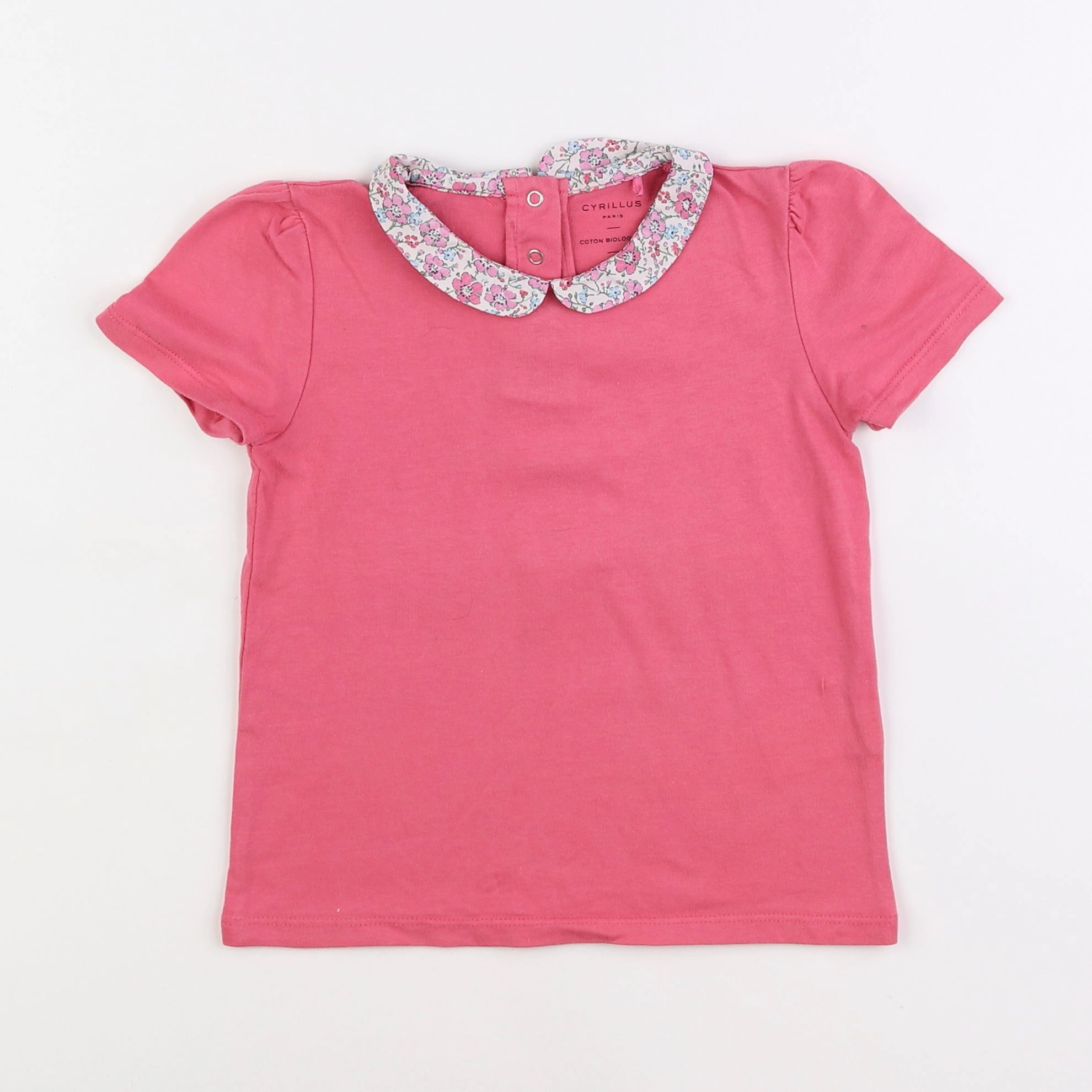 Cyrillus - tee-shirt rose - 6 ans