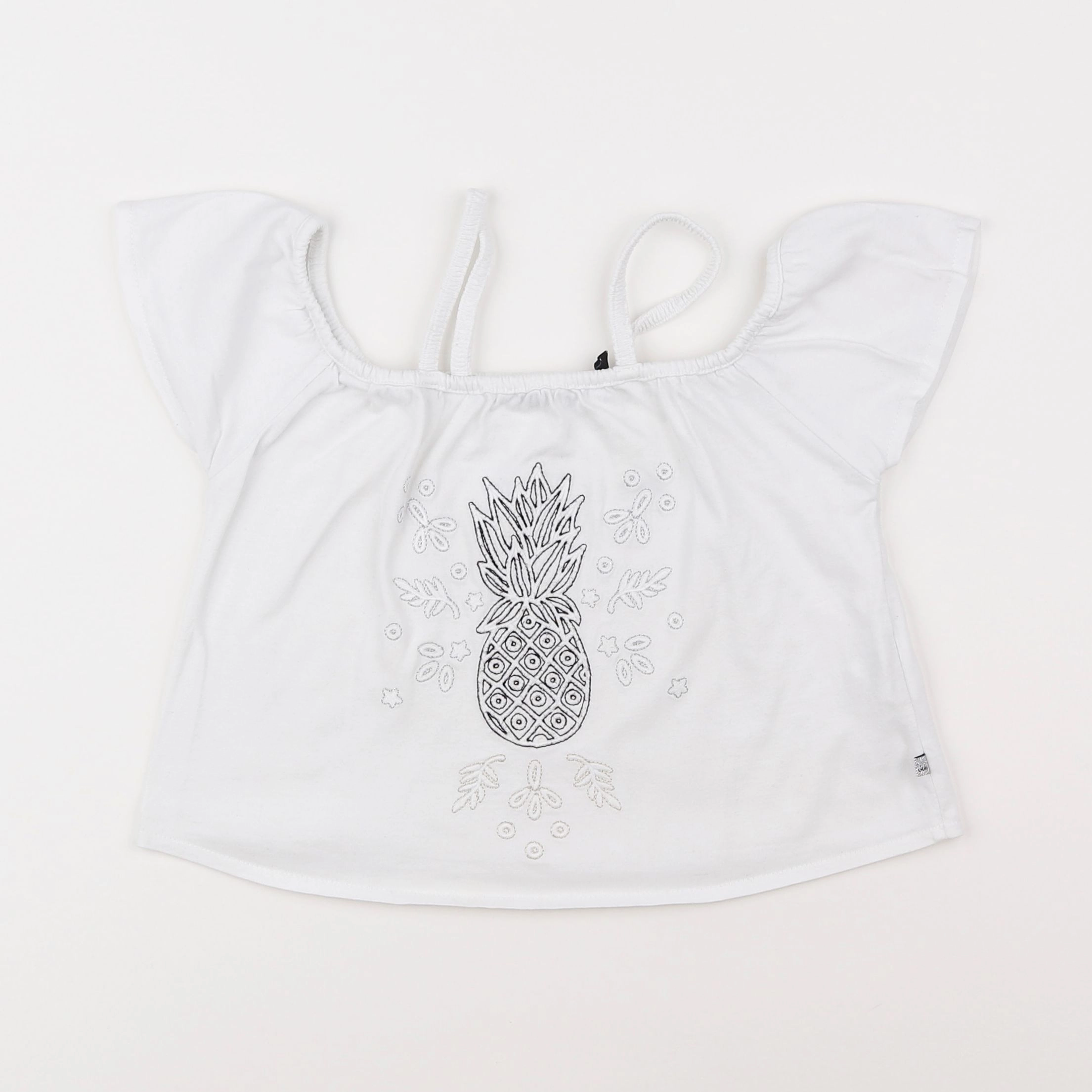 IKKS - tee-shirt blanc - 6 ans