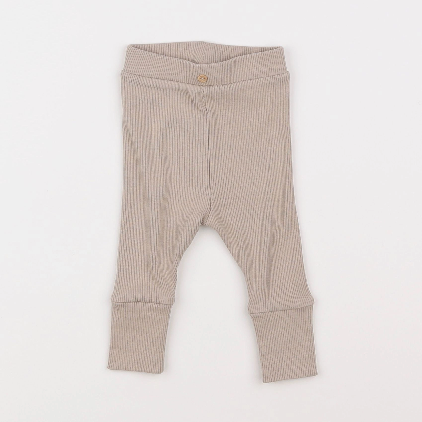 Vertbaudet - legging beige - 3 mois