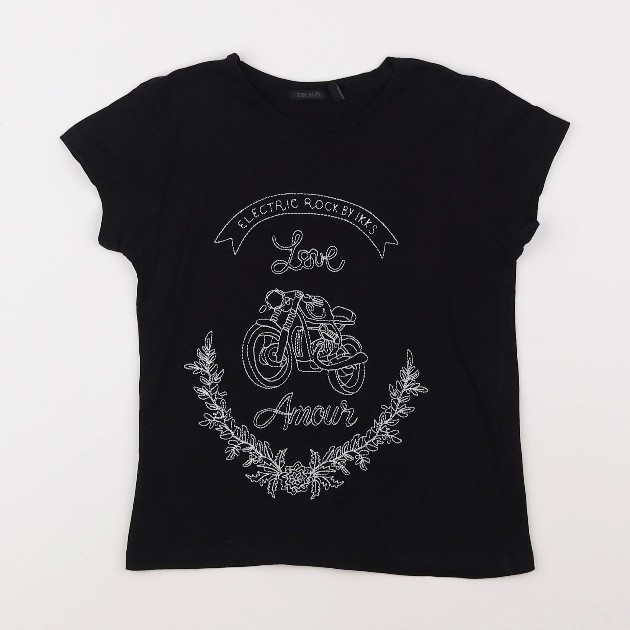 IKKS - tee-shirt noir - 8 ans