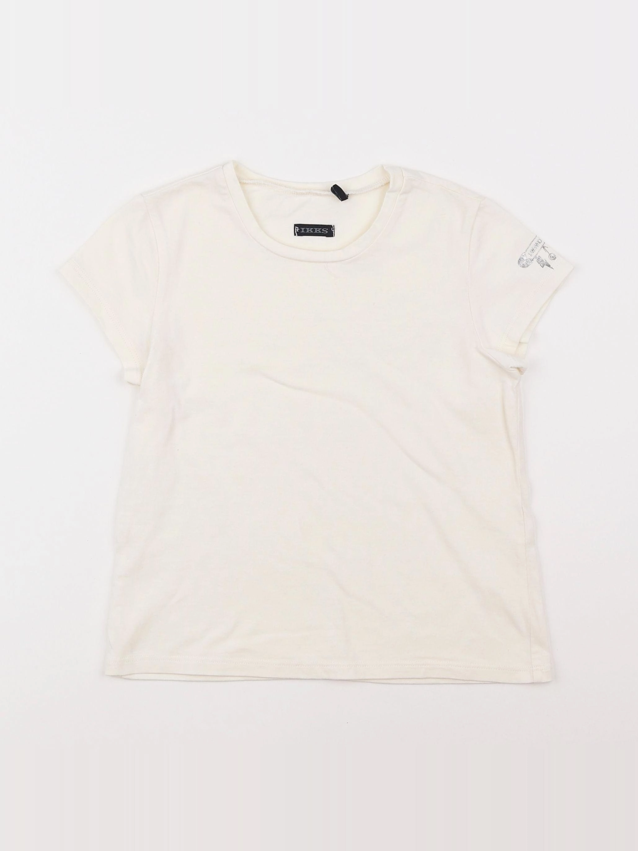 IKKS - tee-shirt blanc - 6 ans