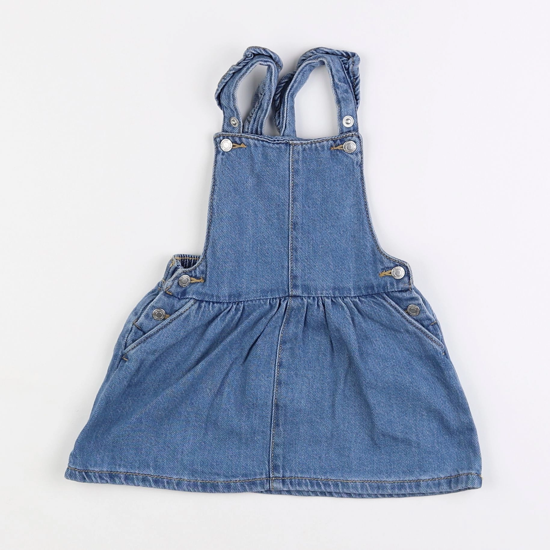 Vertbaudet - robe bleu - 12 mois