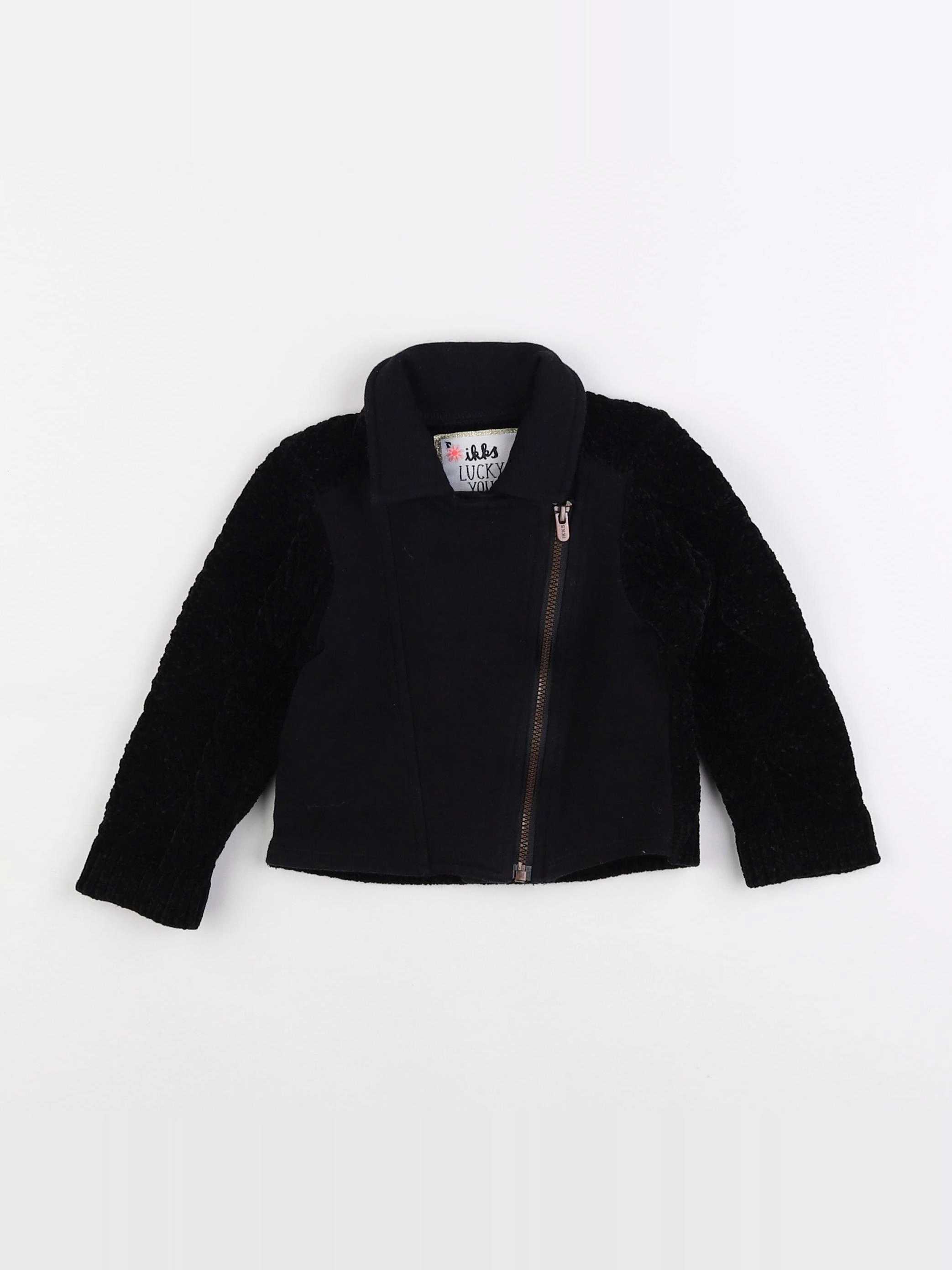 IKKS - veste noir - 18 mois
