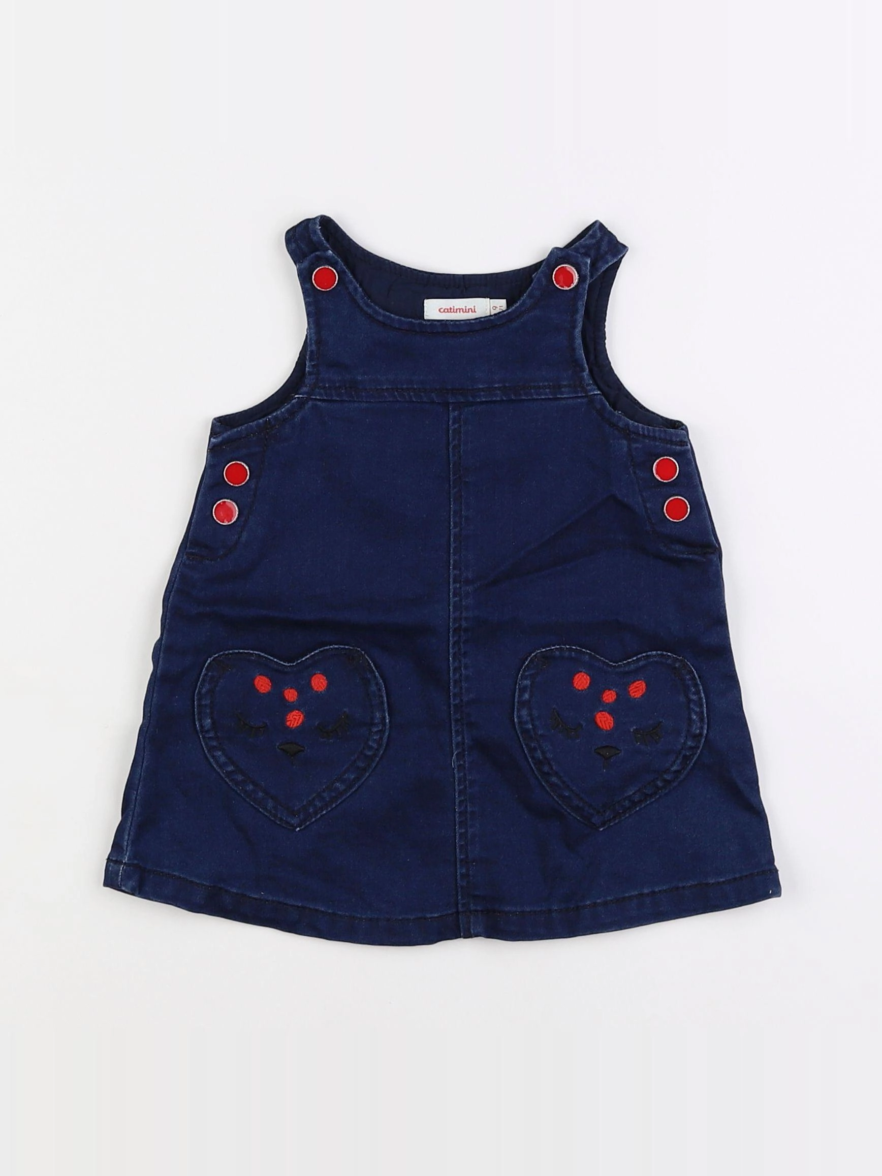 Catimini - robe bleu - 9 mois