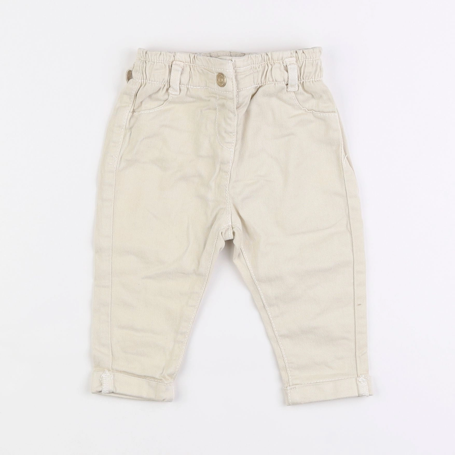 Tape à l'oeil - jean beige - 9 mois