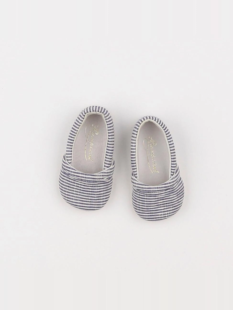 Bonpoint - chaussons bleu, blanc - pointure 17