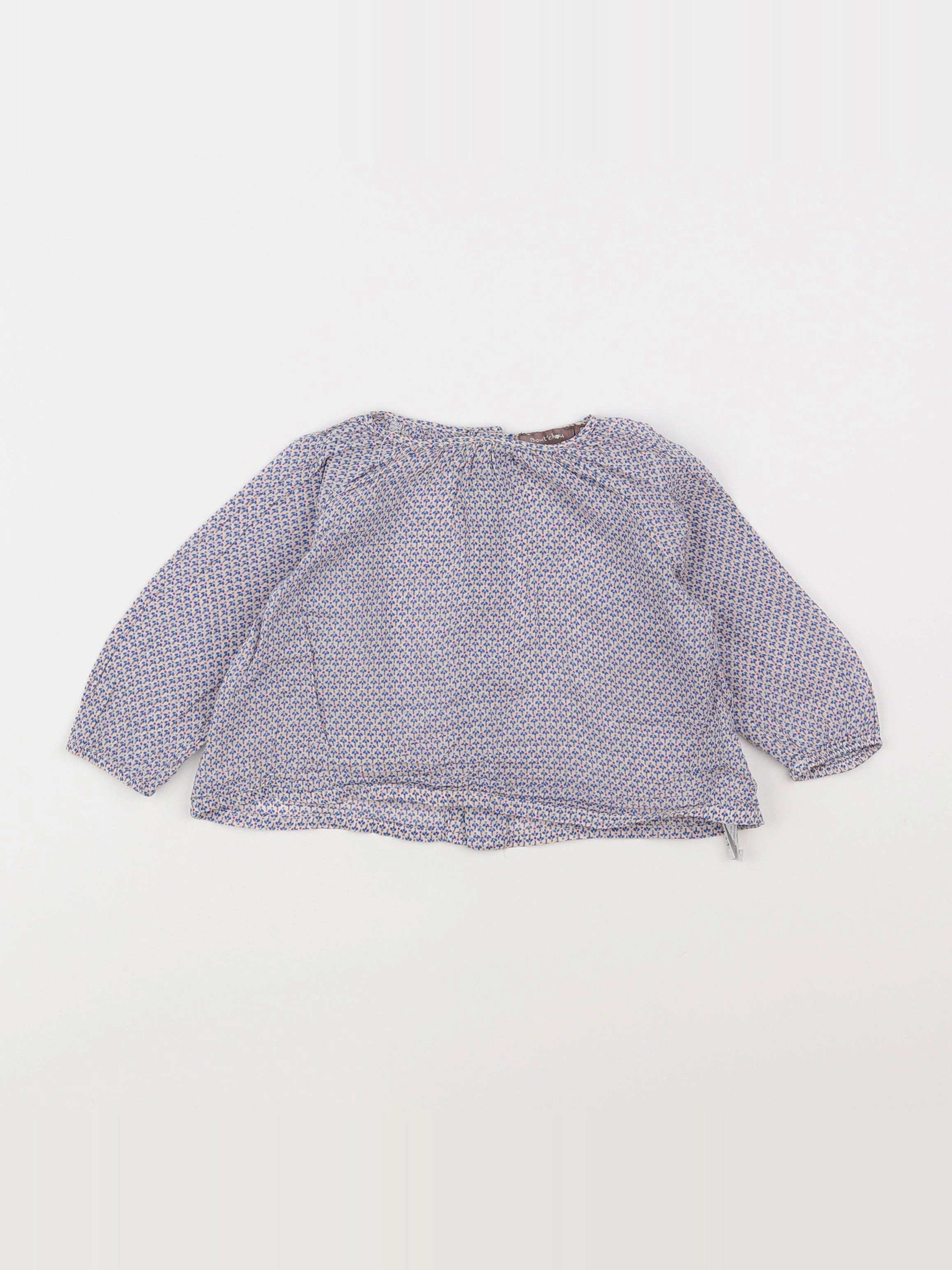 Boutchou - blouse multicolore - 9 mois