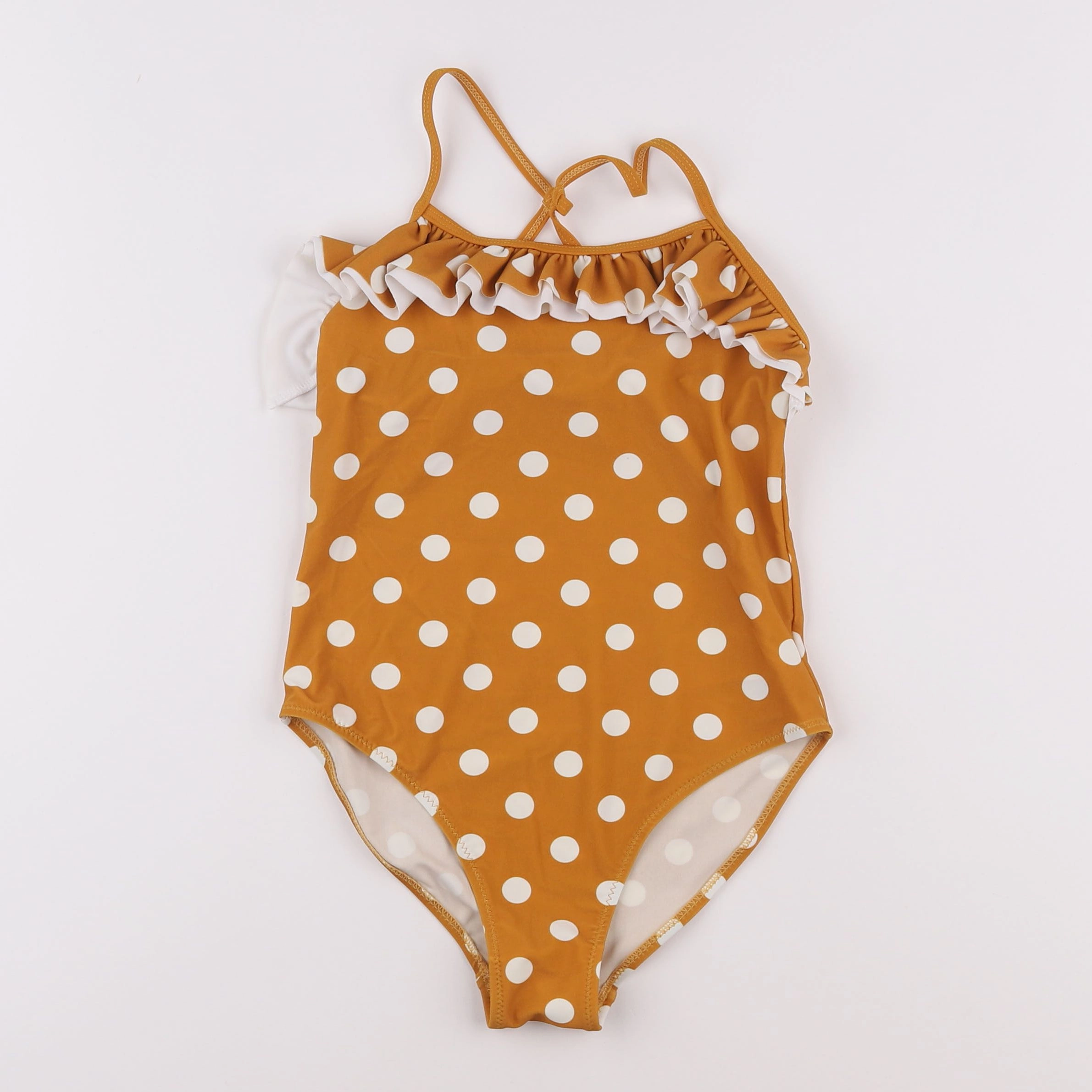 Vertbaudet - maillot de bain marron - 10 ans