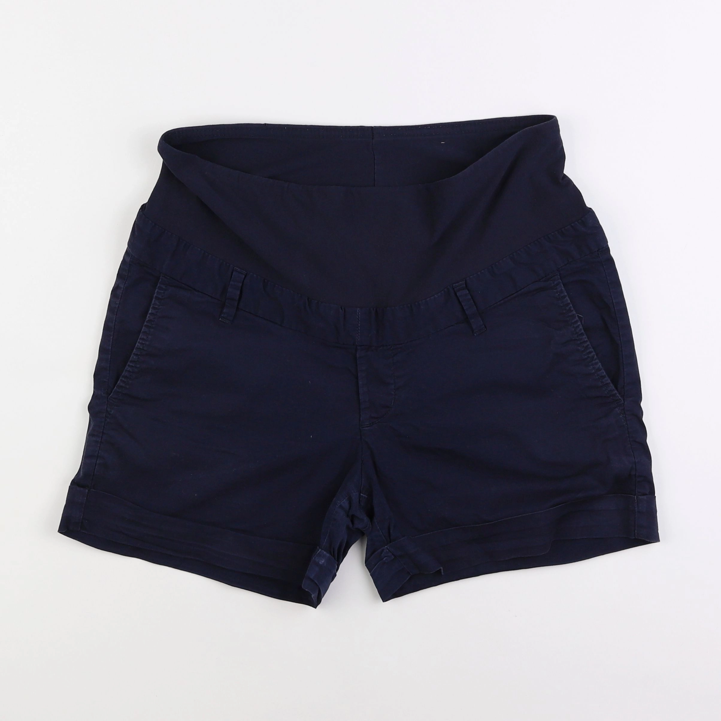 H&M - short grossesse bleu - 38