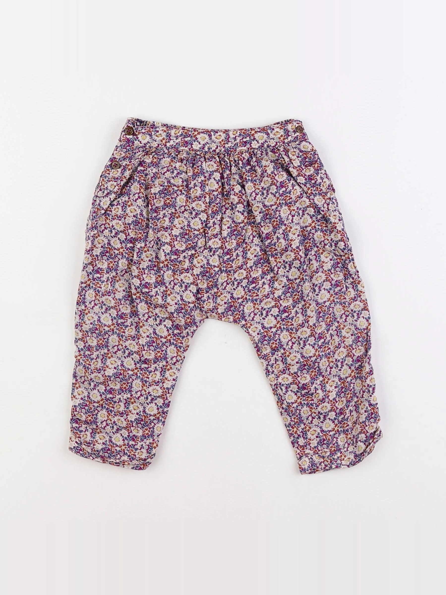 Boutchou - pantalon multicolore - 9 mois