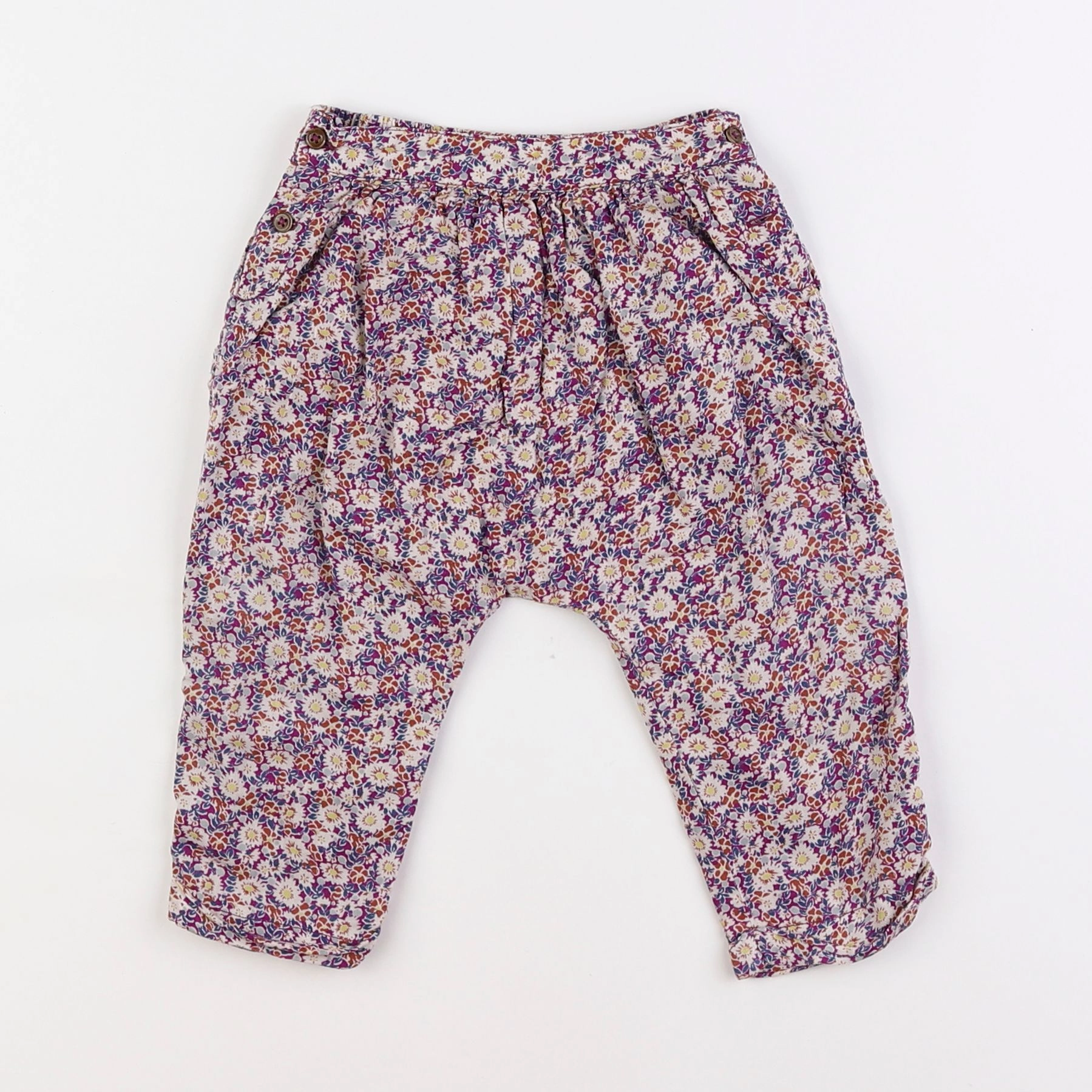 Boutchou - pantalon multicolore - 9 mois