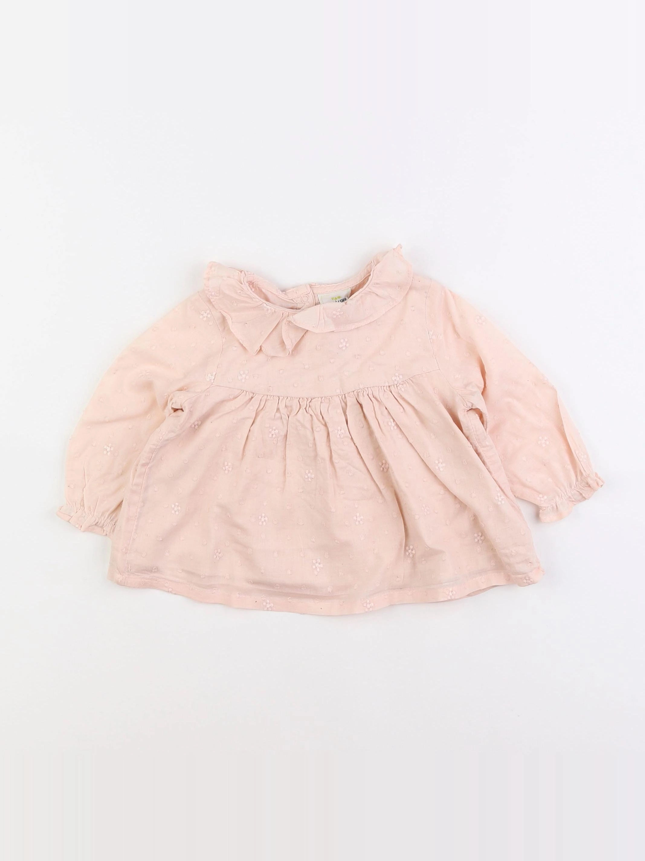 Tape à l'oeil - blouse rose - 12 mois