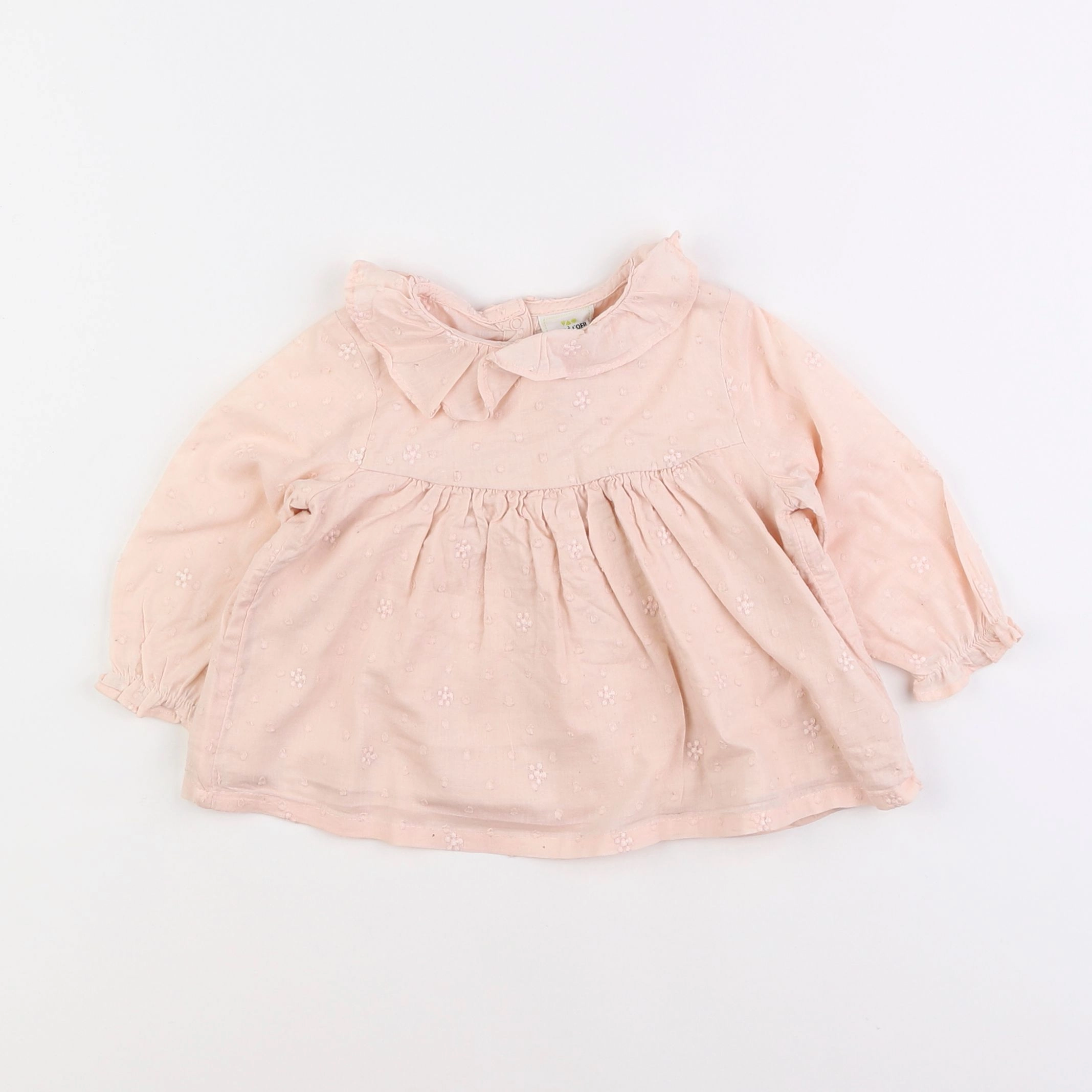 Tape à l'oeil - blouse rose - 12 mois