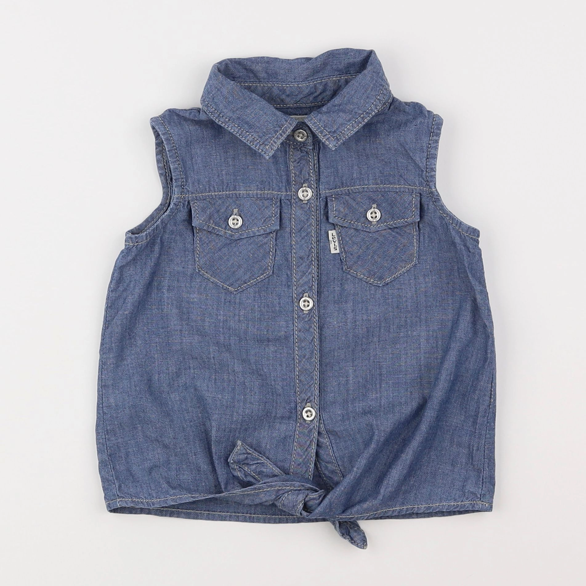 Levi's - blouse bleu - 4 ans