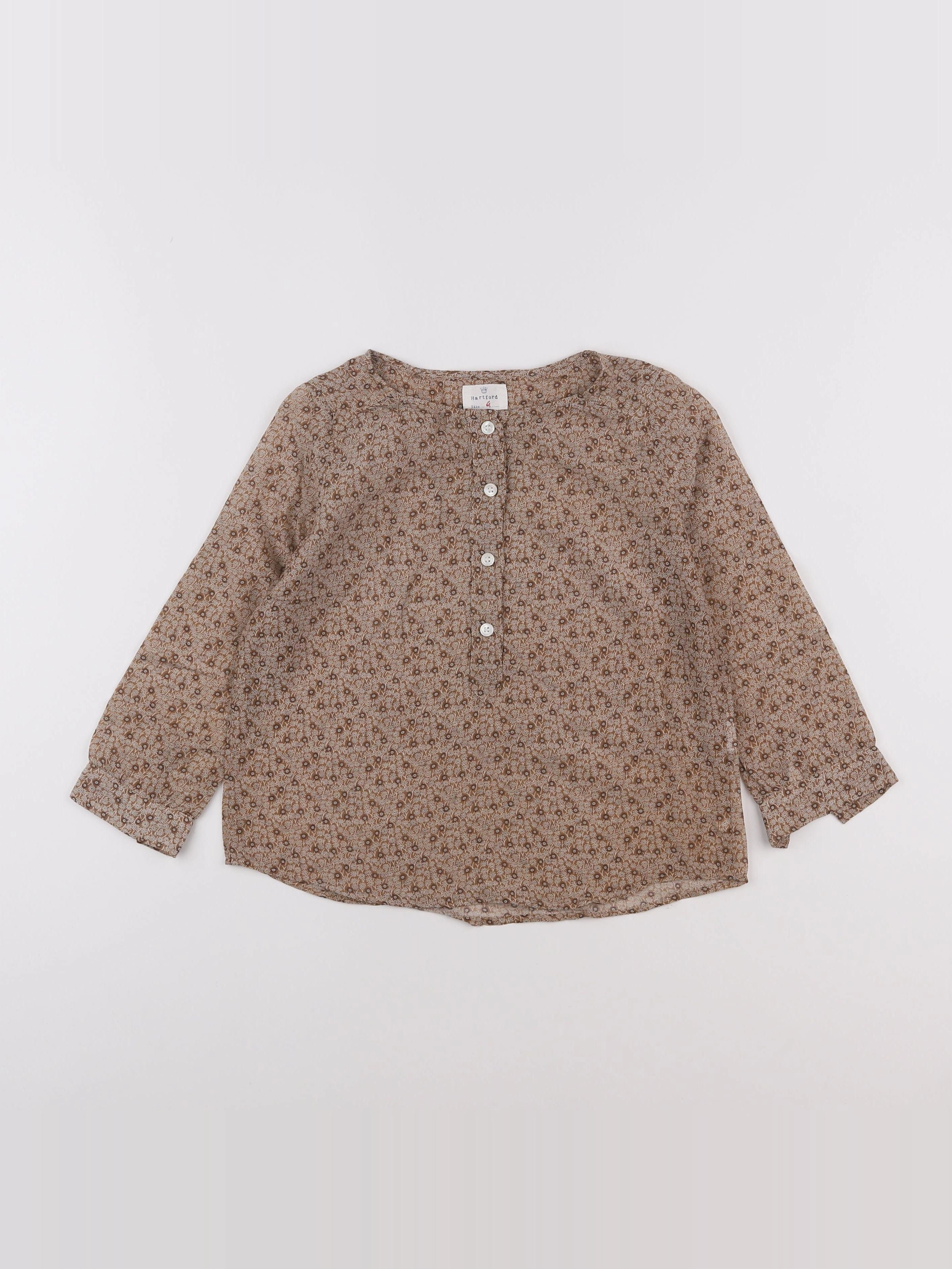 Hartford - blouse marron - 4 ans