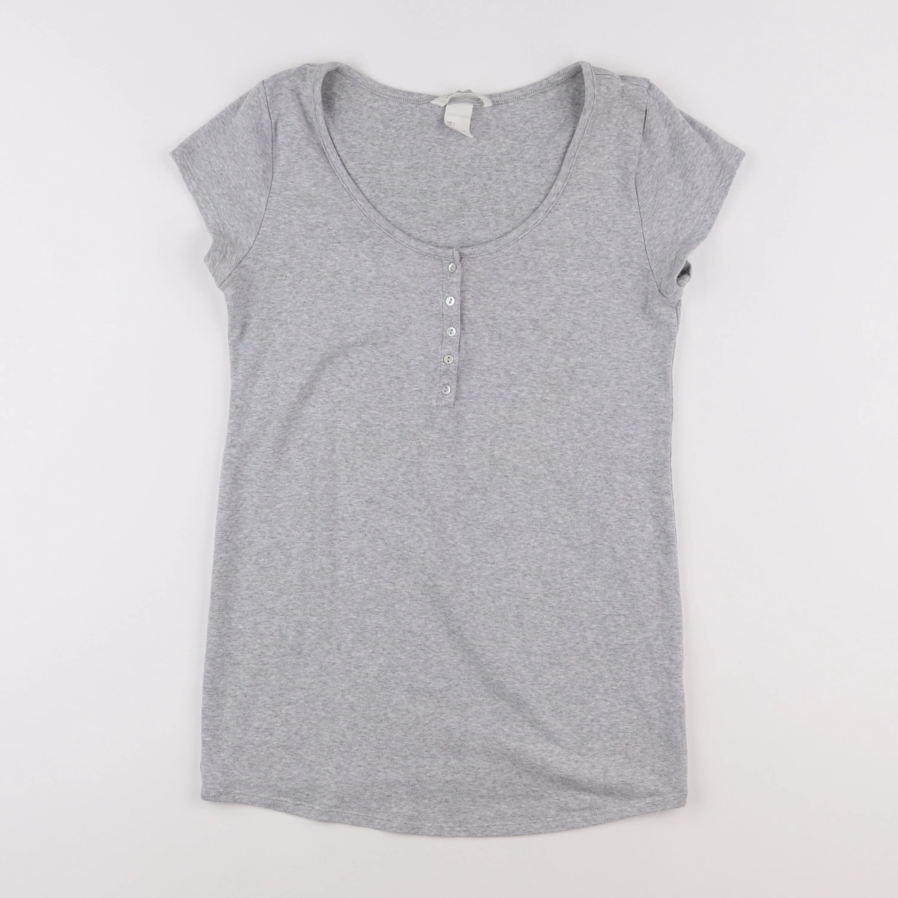 H&M - tee-shirt grossesse gris - 40