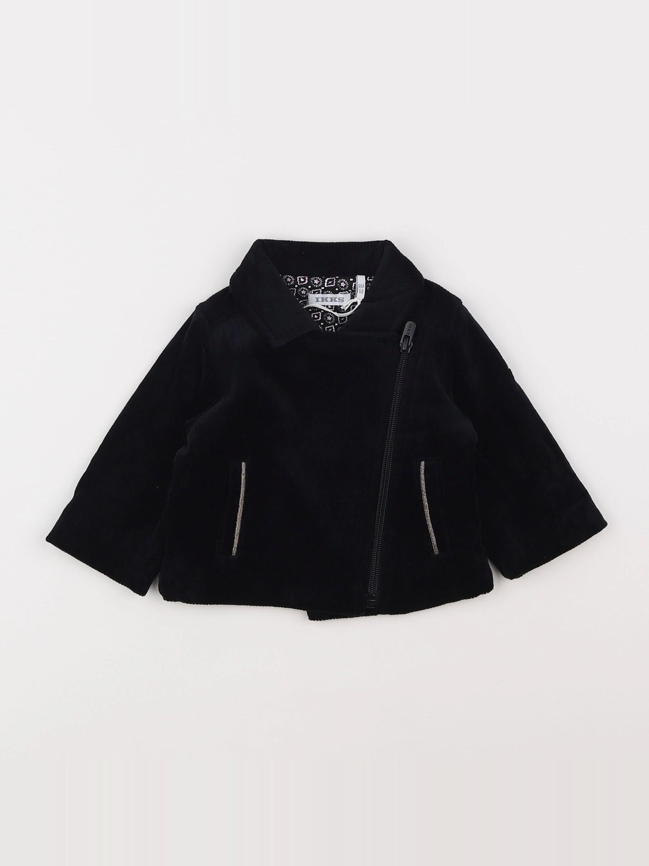 IKKS - veste noir - 6 mois