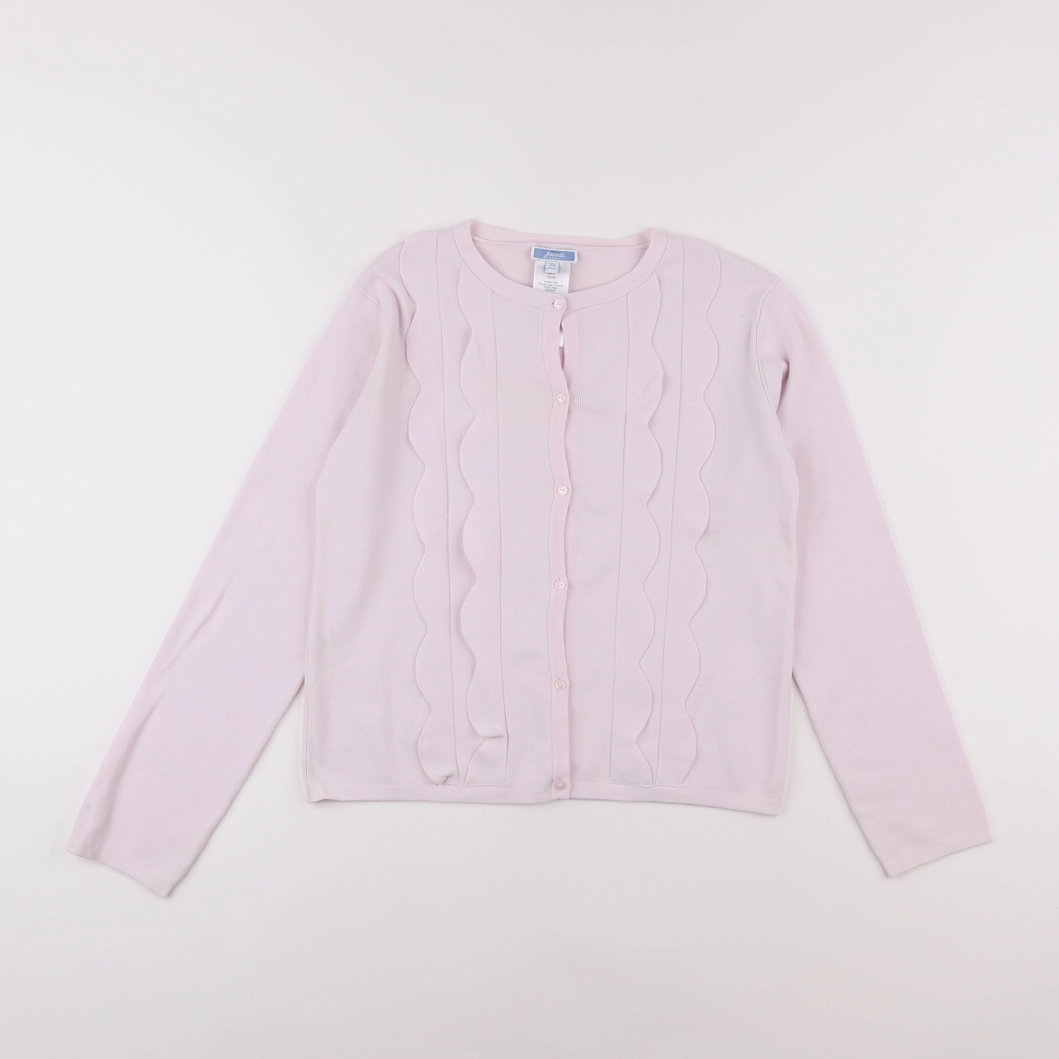 Jacadi - gilet rose - 12 ans