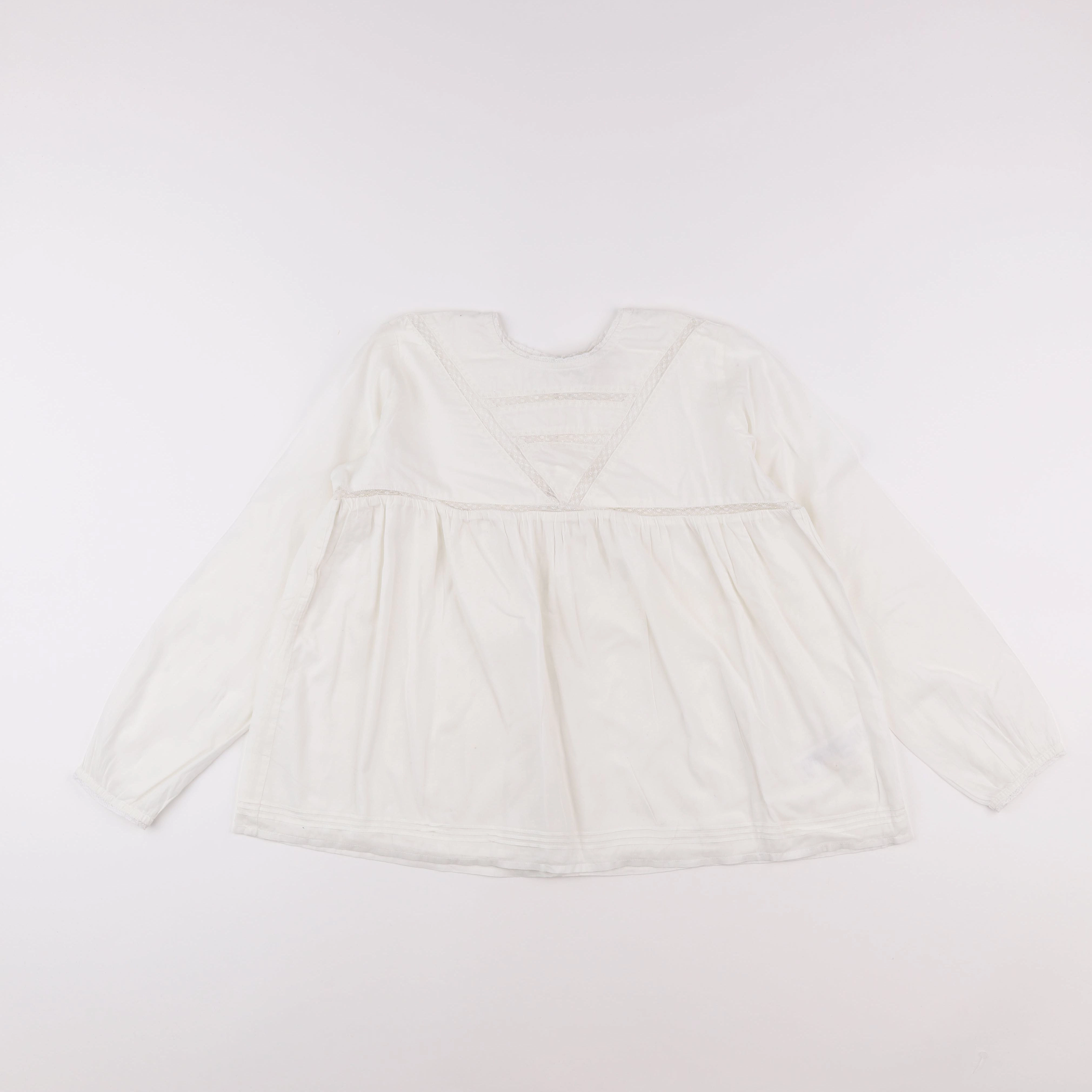 Bonton - blouse blanc, beige - 12 ans