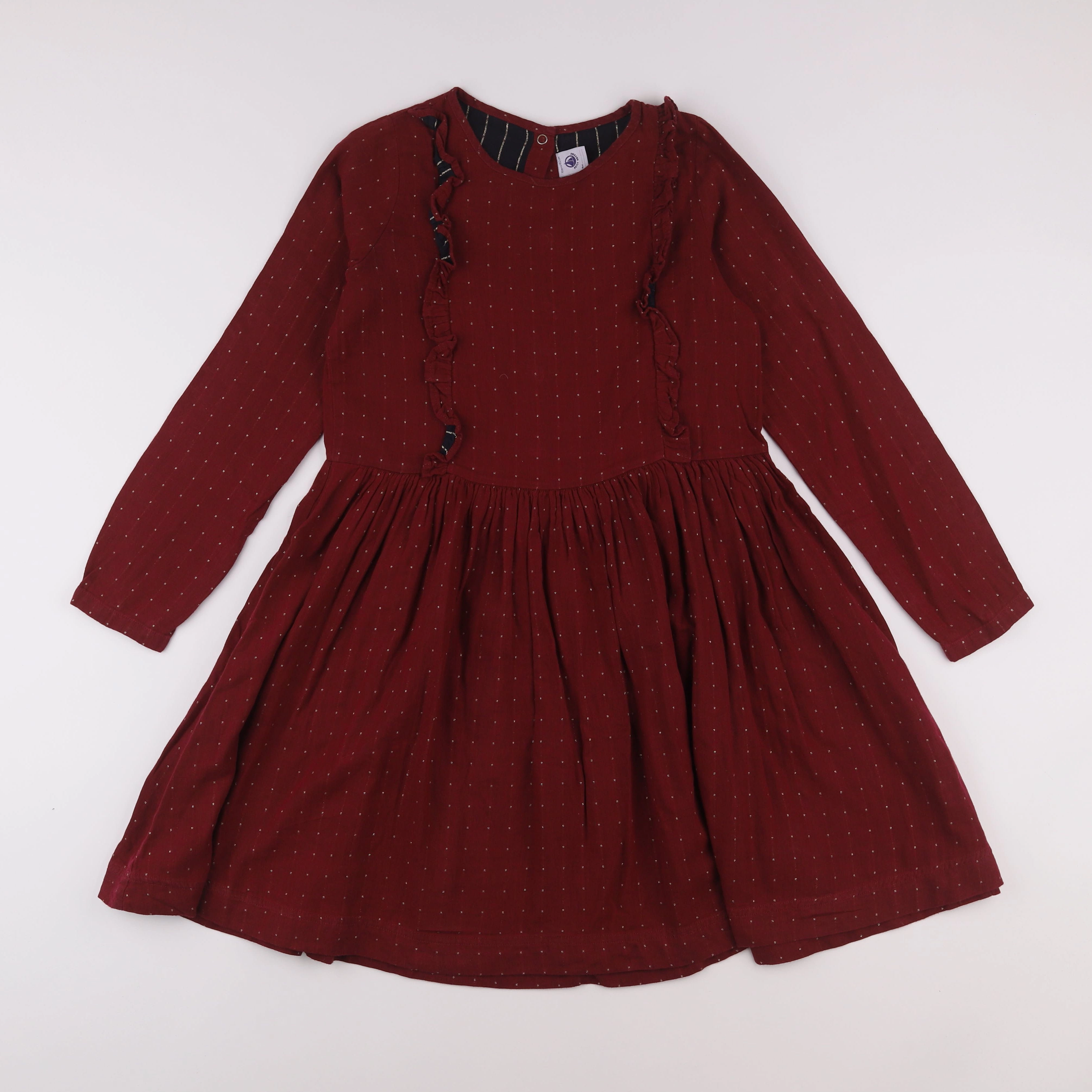 Petit Bateau - robe rouge - 12 ans