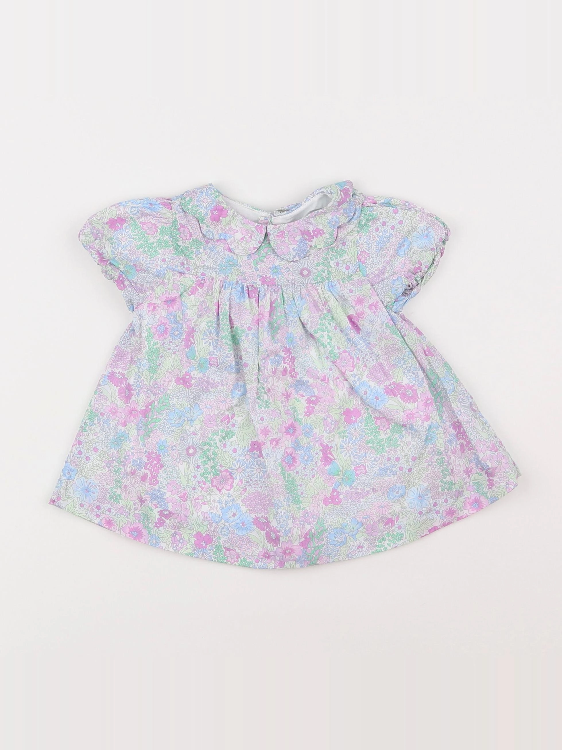 Jacadi - robe liberty multicolore - 3 mois