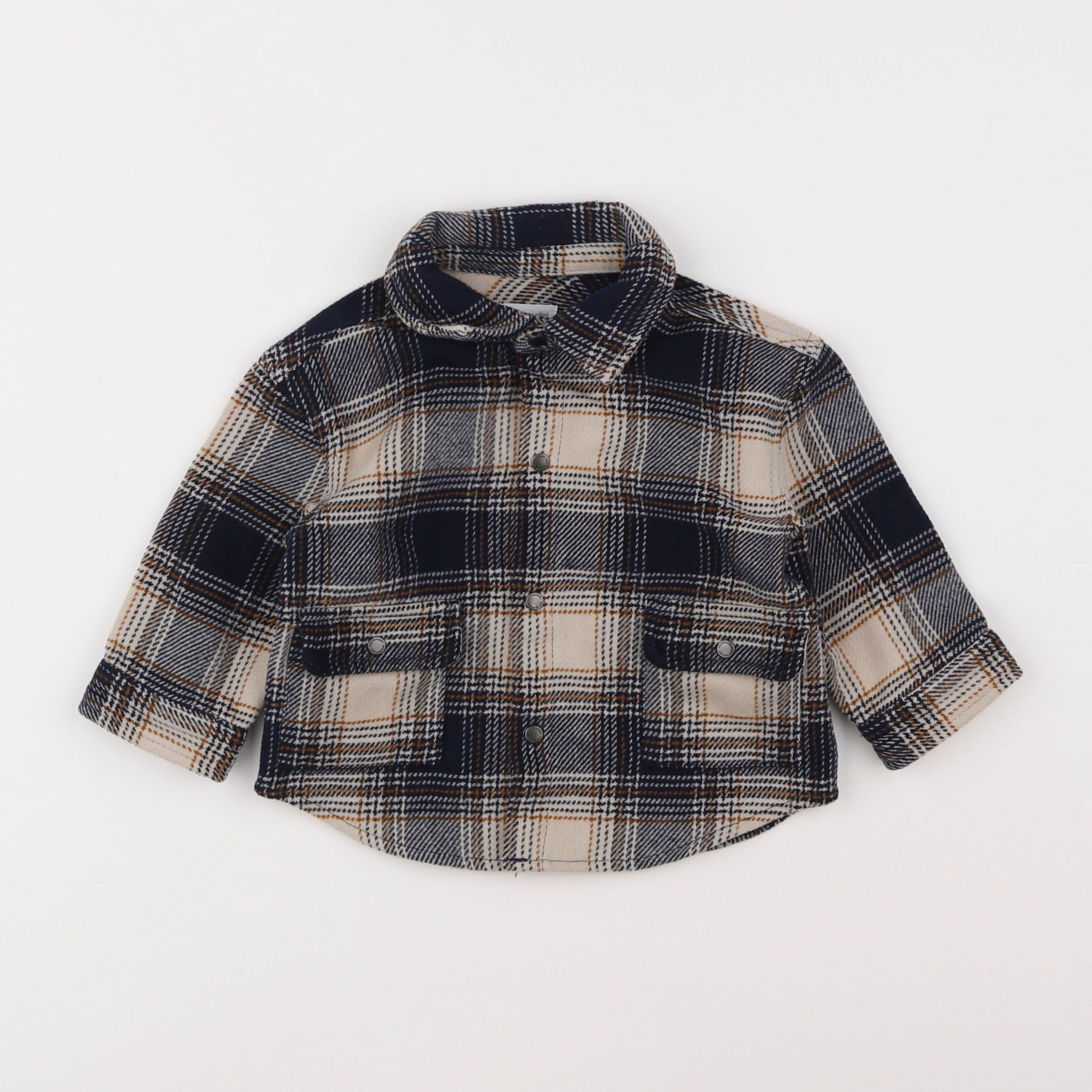 Vertbaudet - chemise multicolore - 12 mois