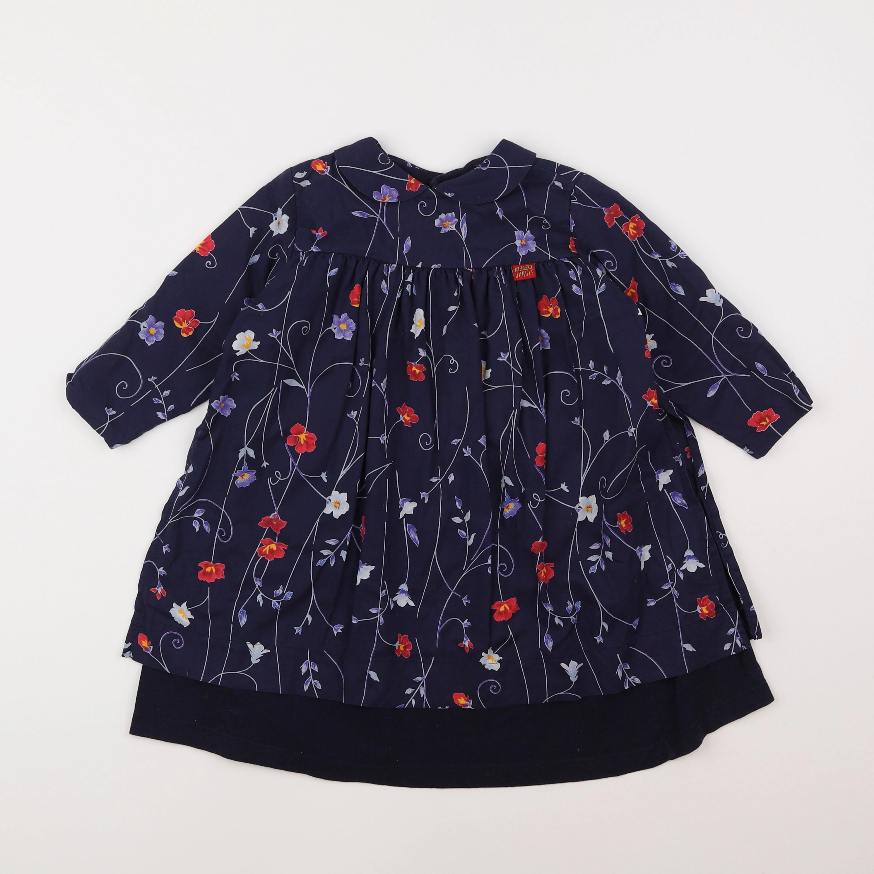 Kenzo - robe bleu - 2 ans