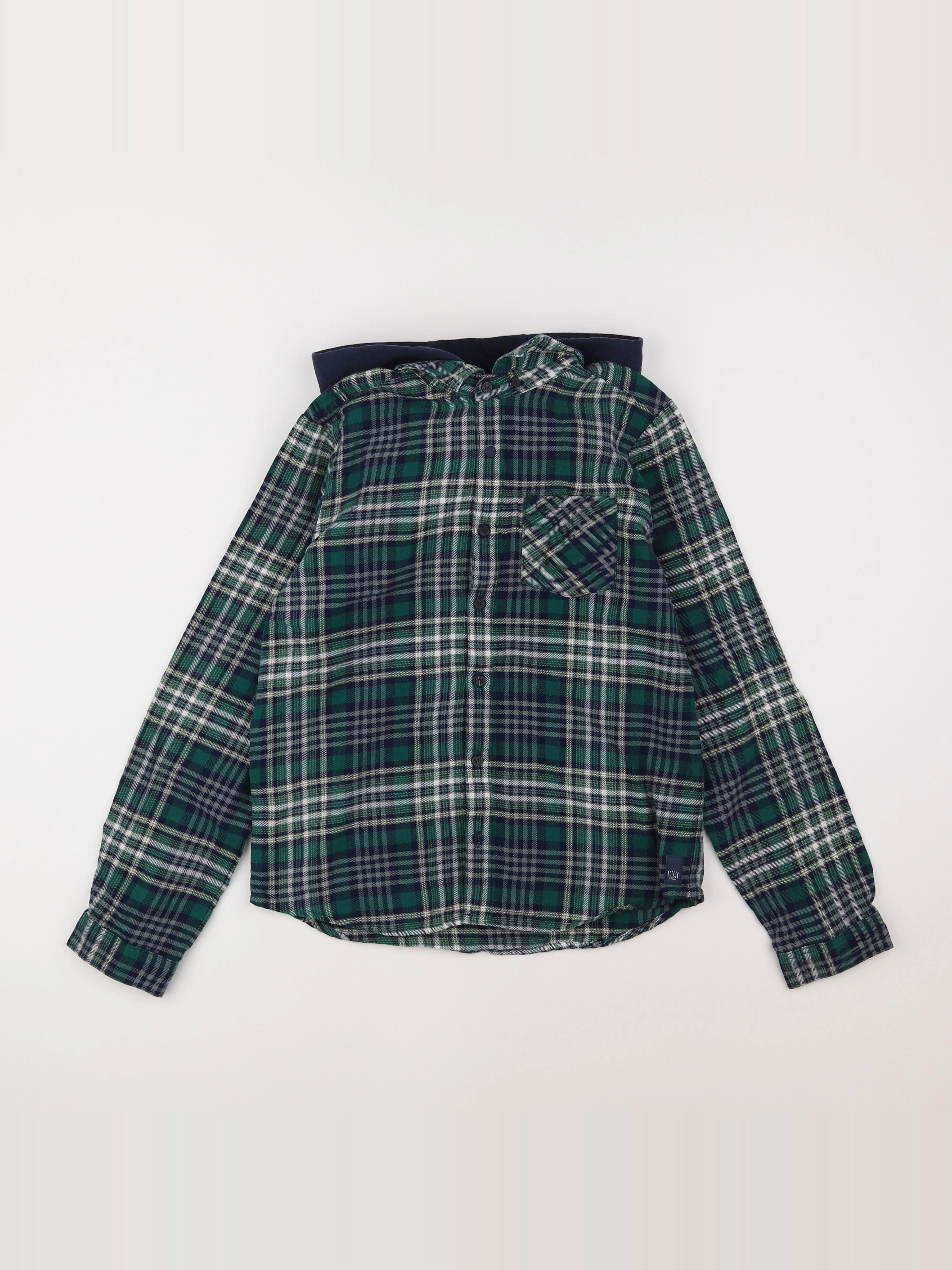 IKKS - chemise vert - 14 ans