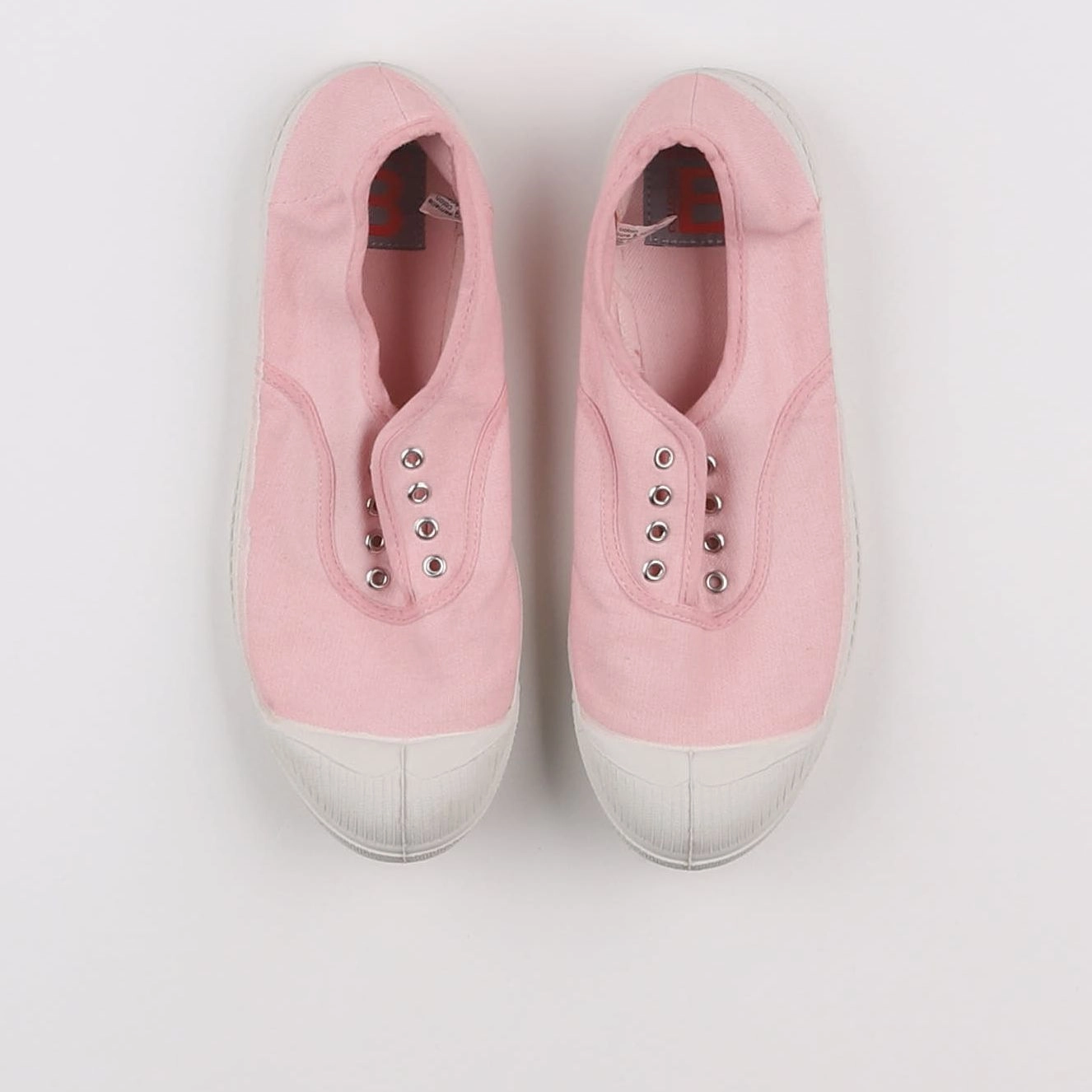 Bensimon - tennis élastiqué rose - pointure 36