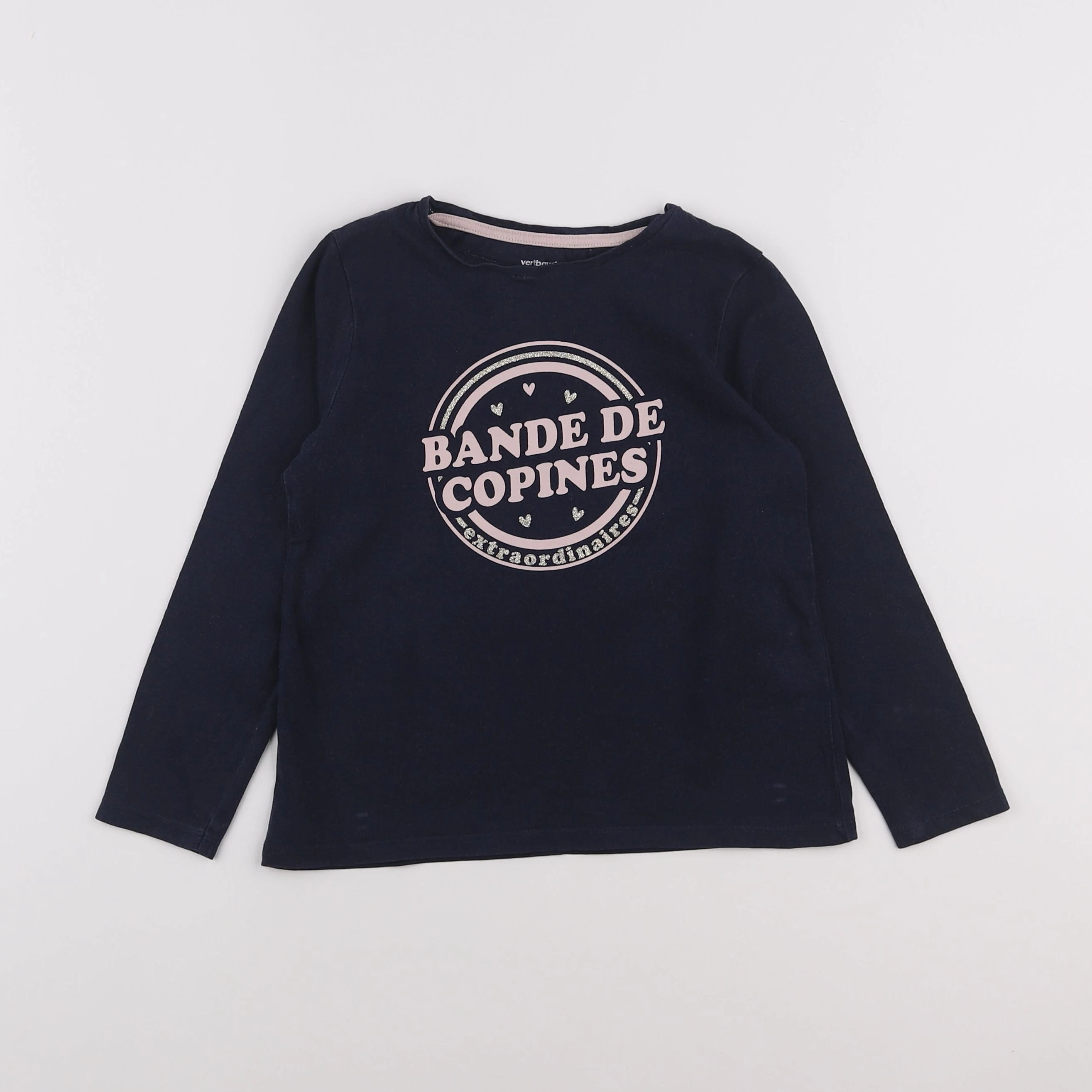 Vertbaudet - tee-shirt bleu - 6 ans