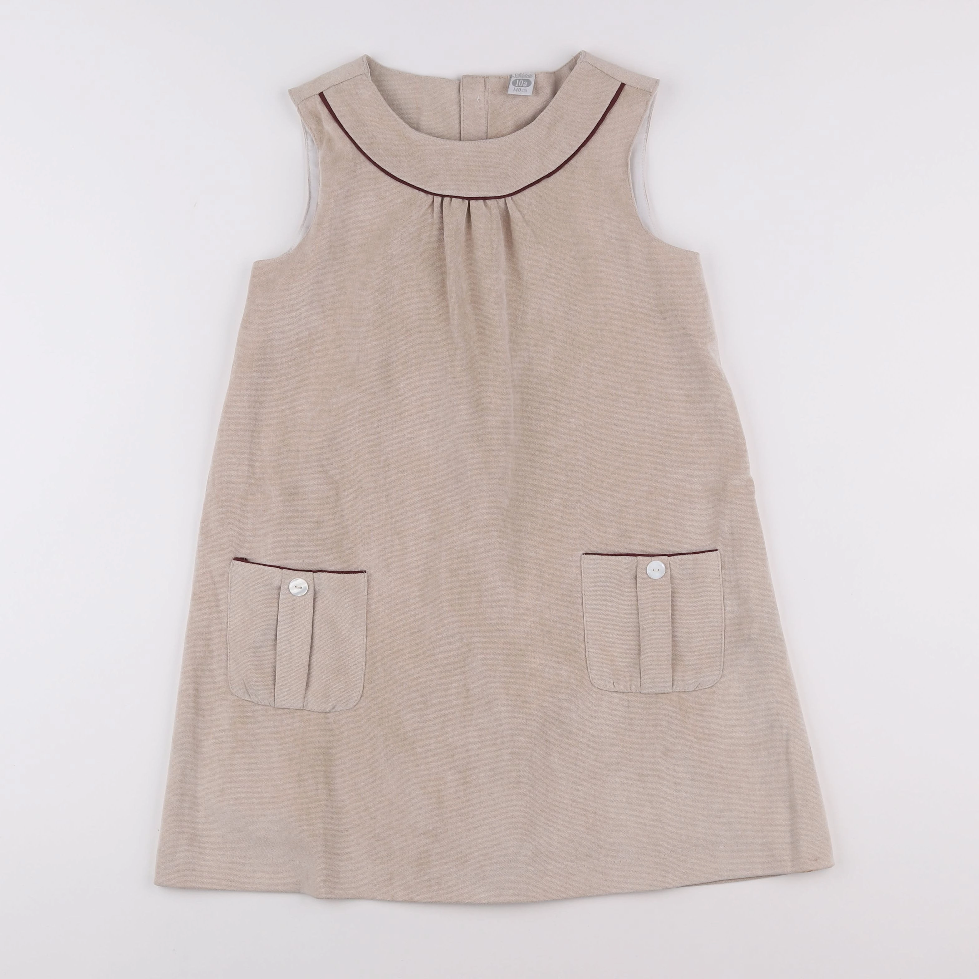 Dadati - robe beige - 10 ans