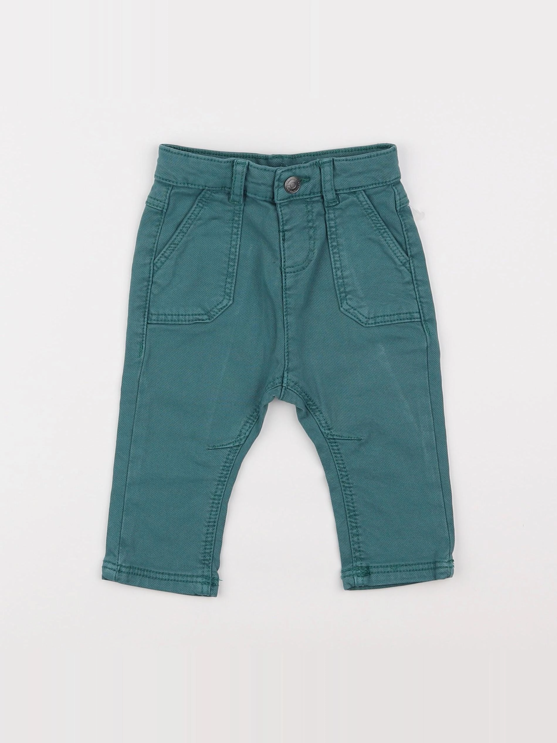 Tape à l'oeil - pantalon bleu - 9 mois