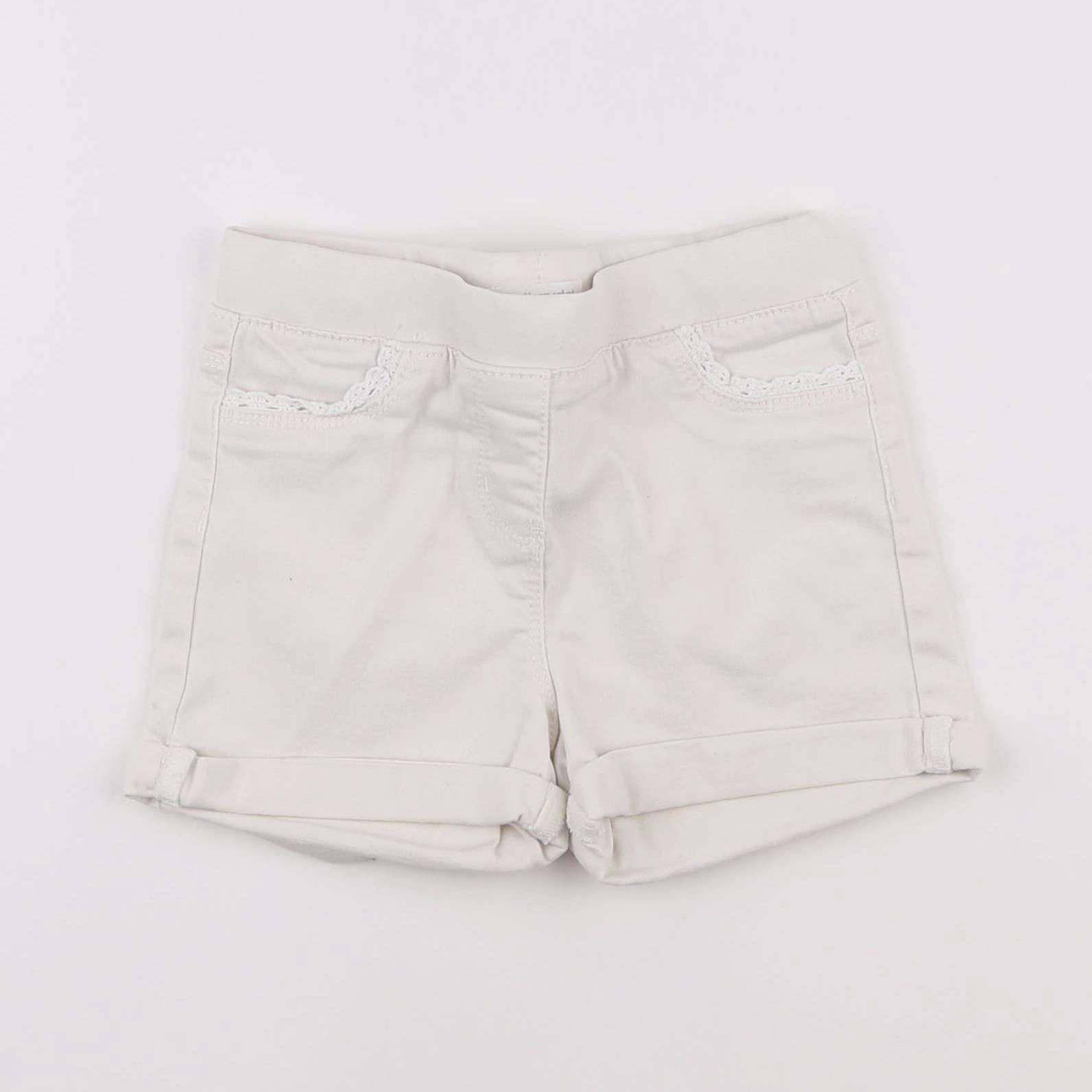 Vertbaudet - short blanc - 5 ans