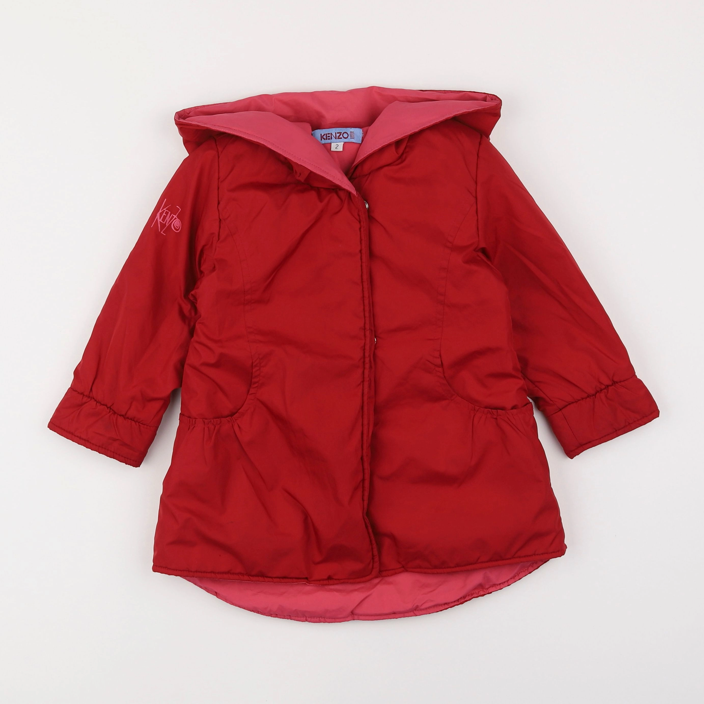 Kenzo - coupe-vent rouge - 2 ans