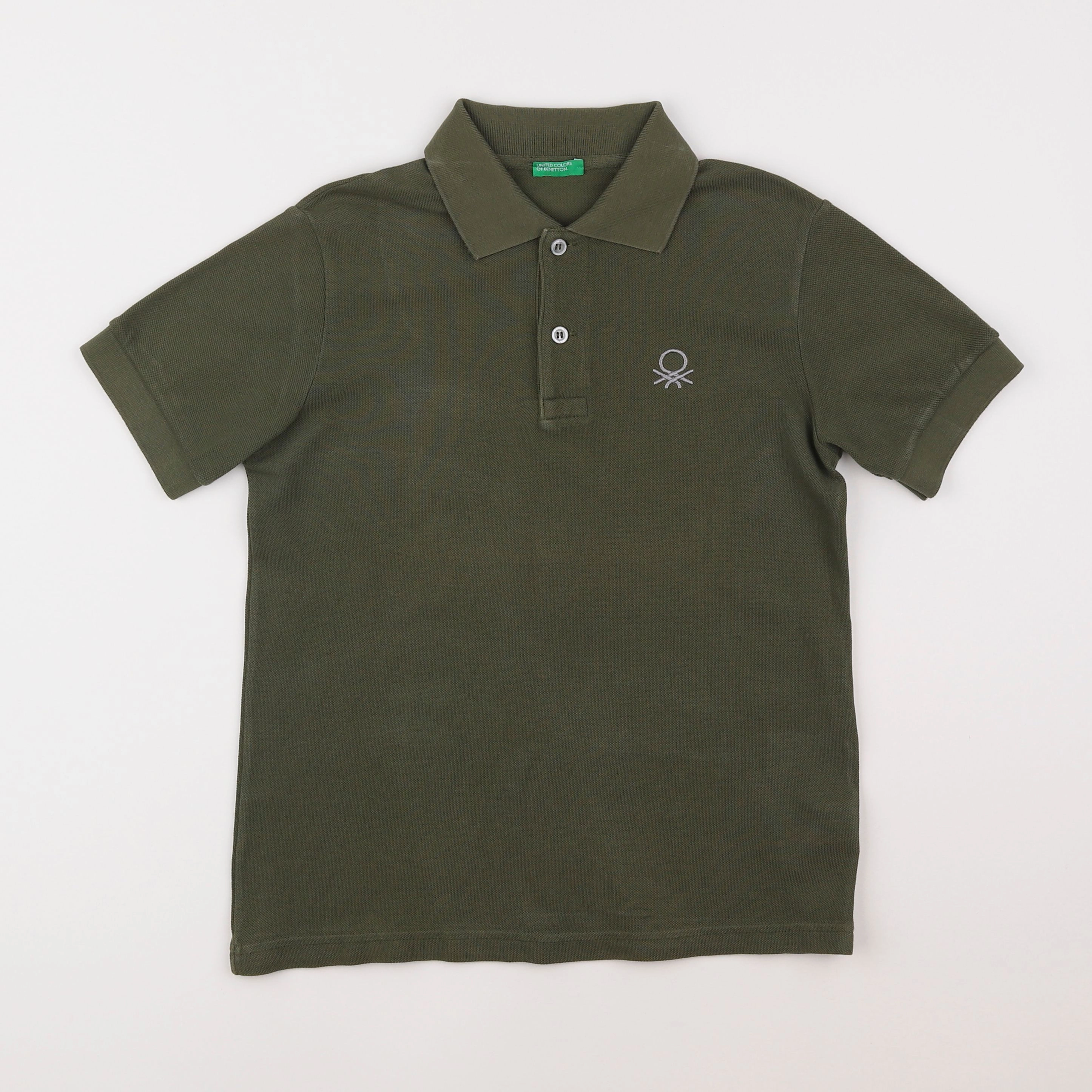 Benetton - polo vert - 8/9 ans