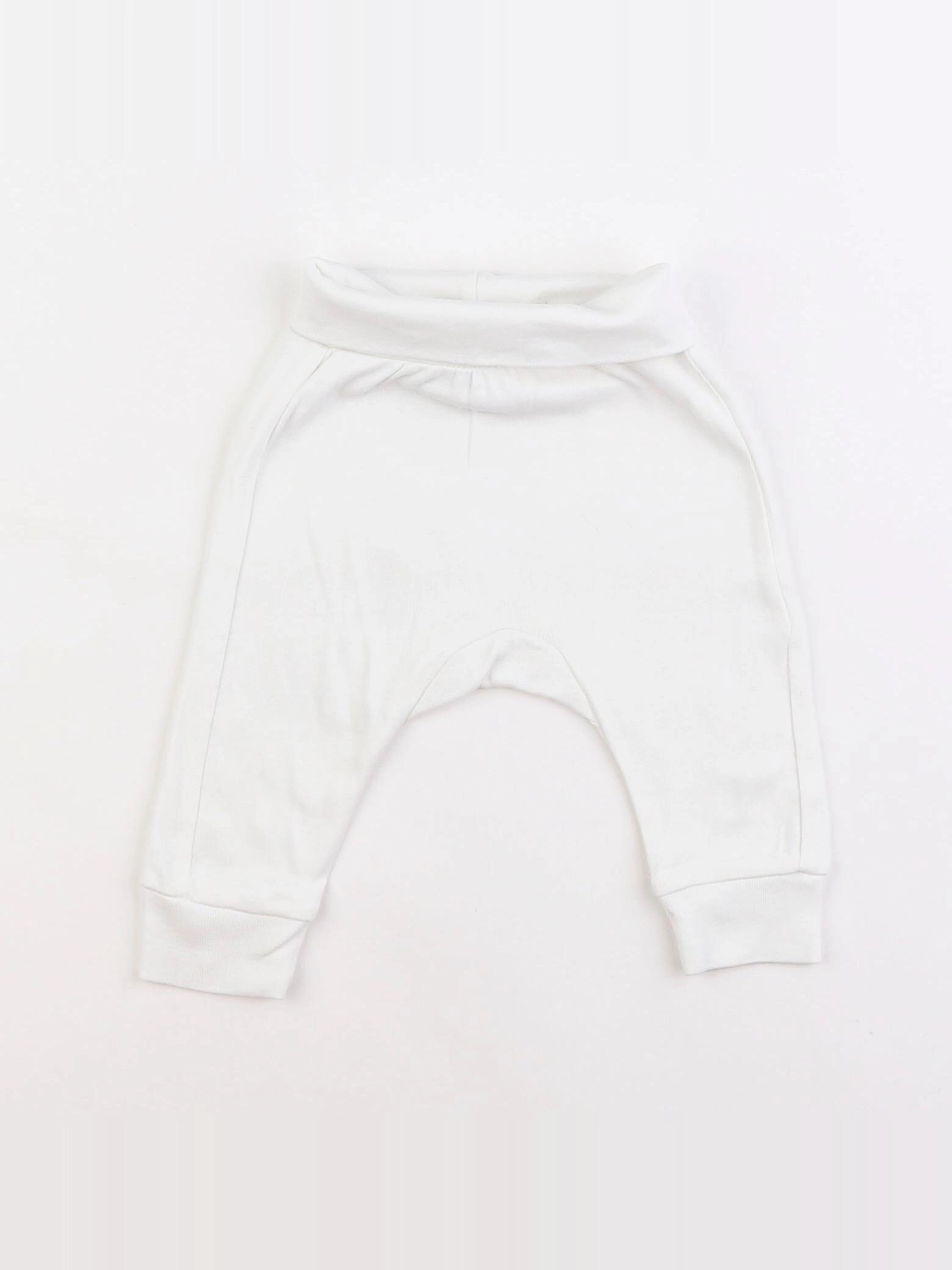 H&M - sarouel blanc - 3 mois
