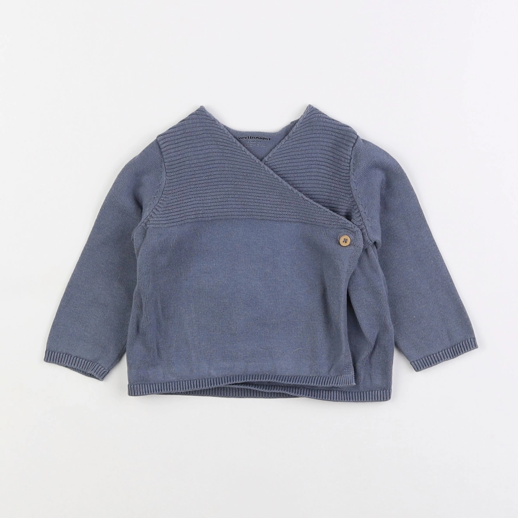 Vertbaudet - gilet gris - 6 mois